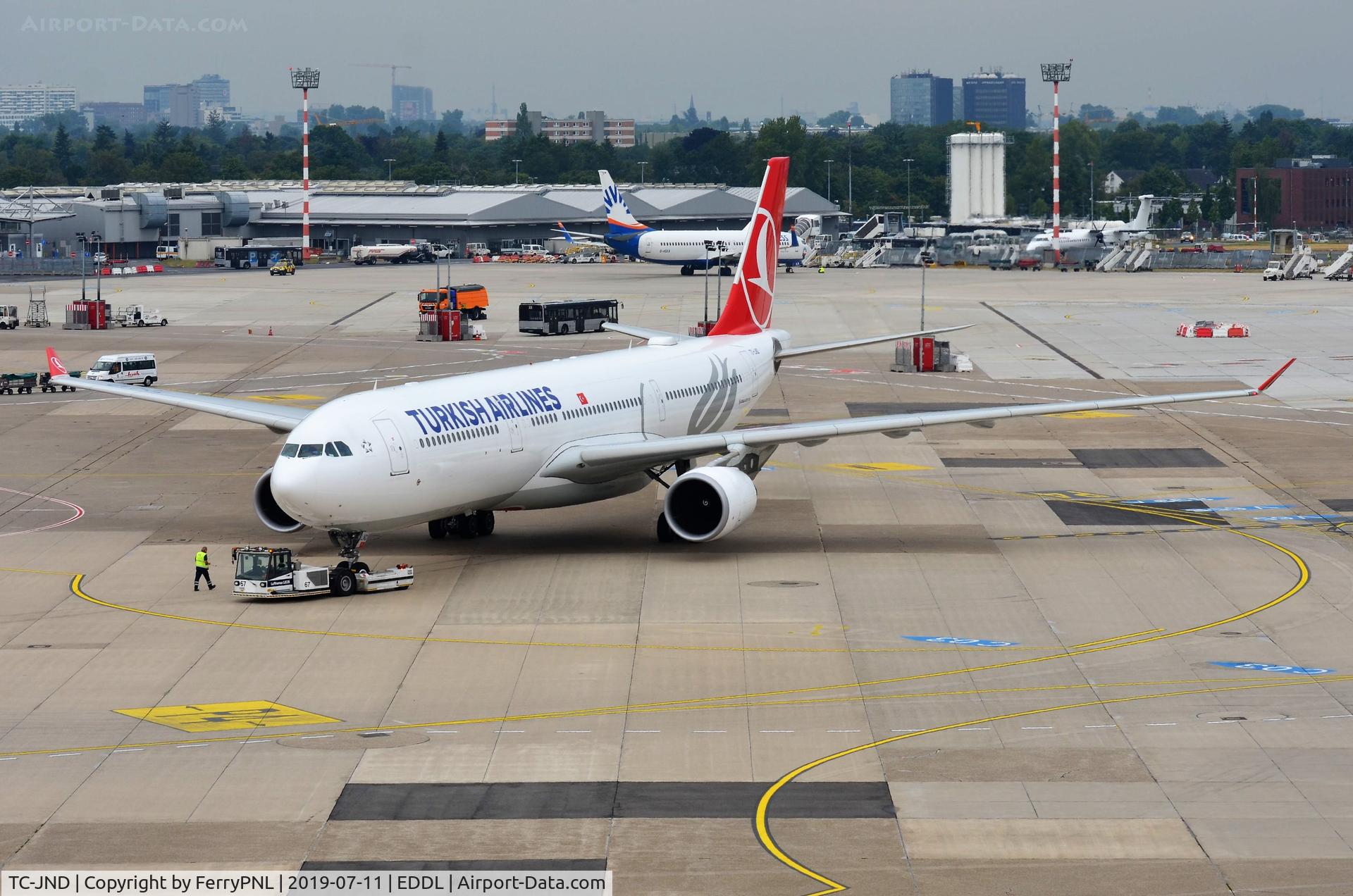 TC-JND, 2006 Airbus A330-203 C/N 754, Turkish A332 pushed back