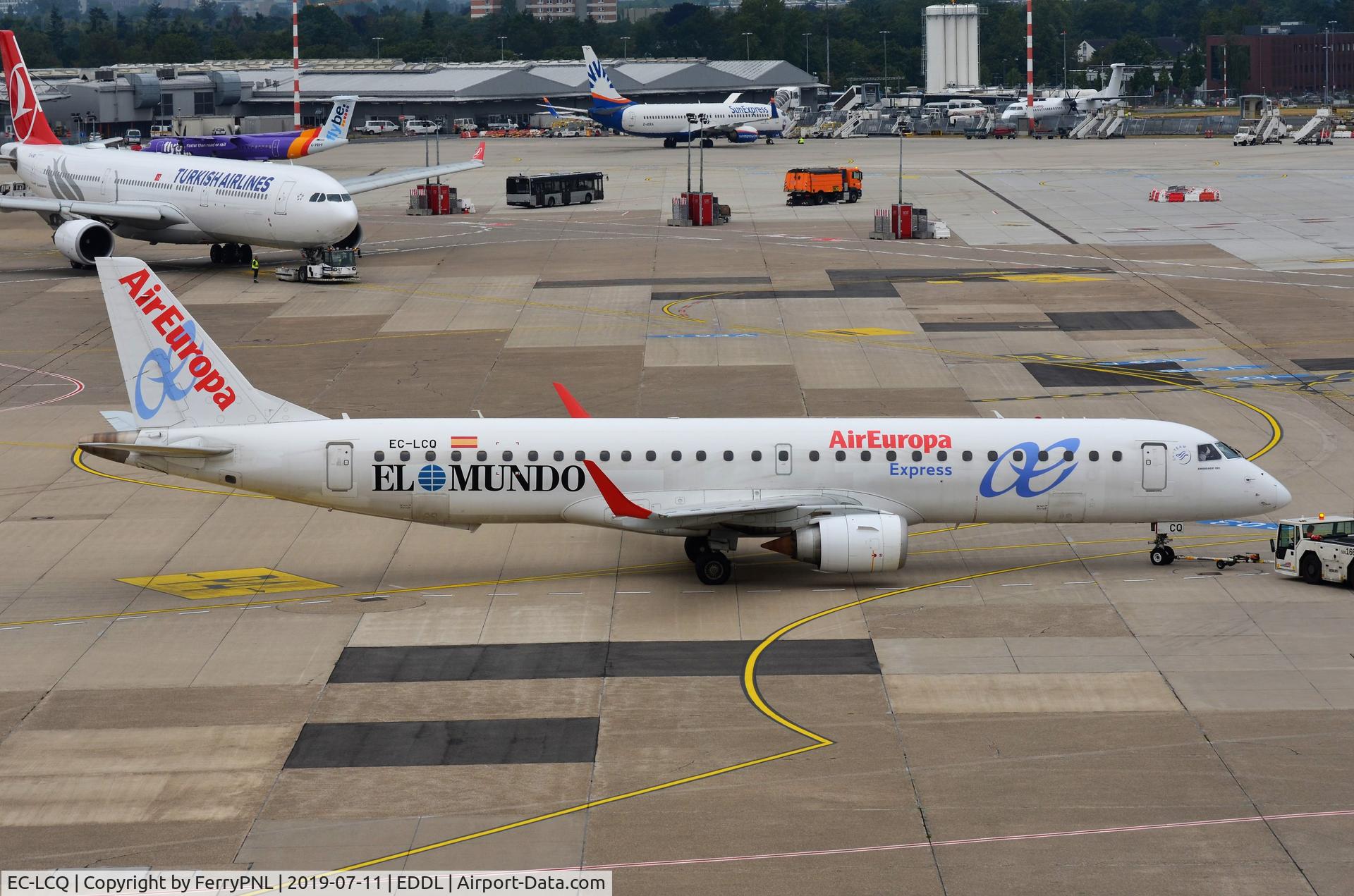 EC-LCQ, 2010 Embraer 195LR (ERJ-190-200LR) C/N 19000303, Air Europa Express ERJ195 pushed-back