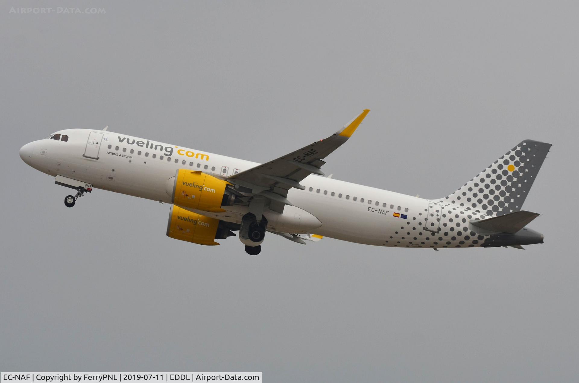 EC-NAF, 2018 Airbus A320-271N C/N 8468, Vueling A320N departing for BCN