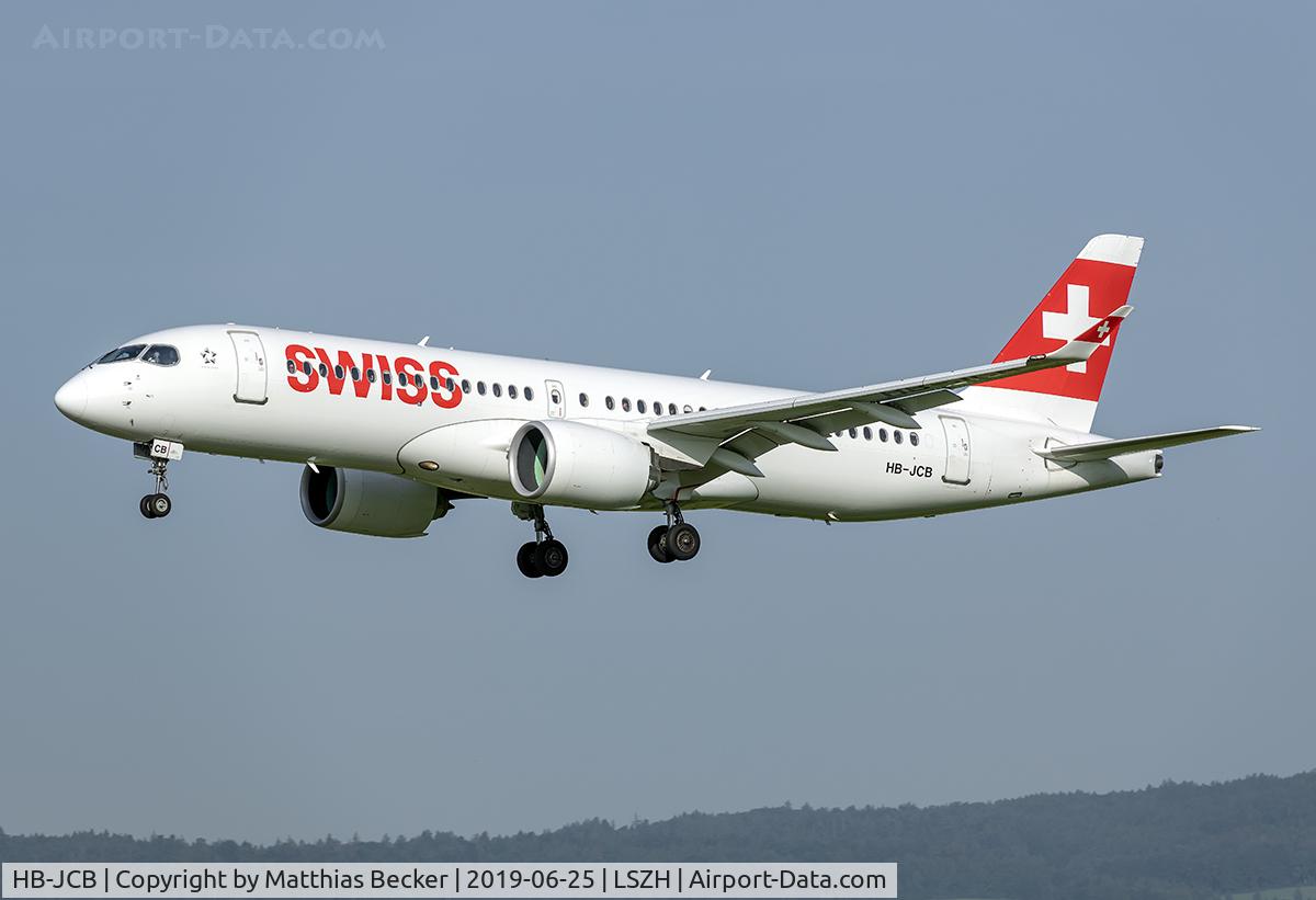 HB-JCB, 2017 Bombardier CSeries CS300 (BD-500-1A11) C/N 55011, HB-JCB