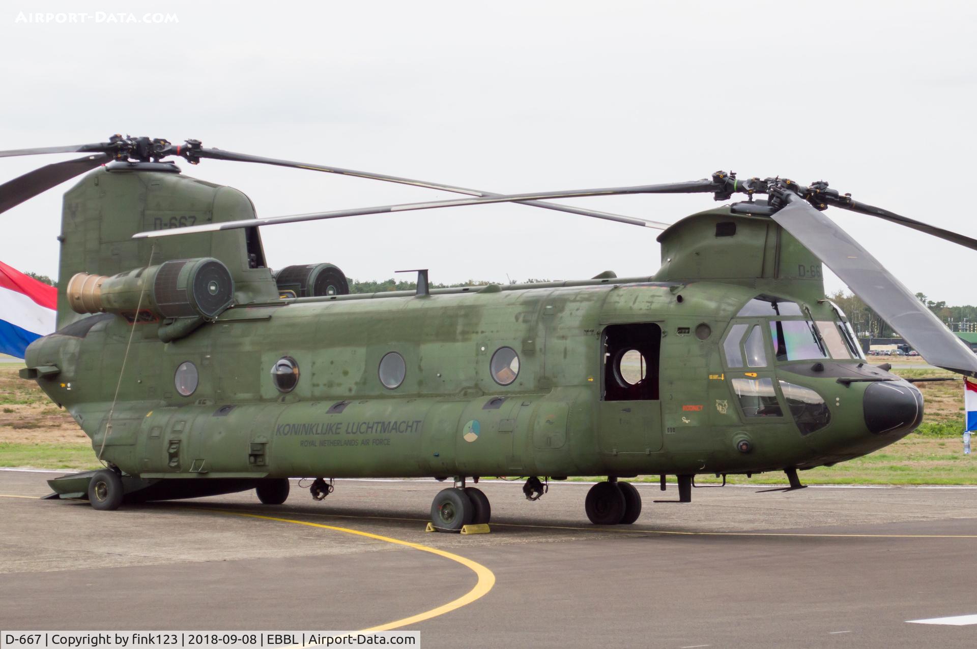 D-667, Boeing CH-47D Chinook C/N M.3667/NL-007, 