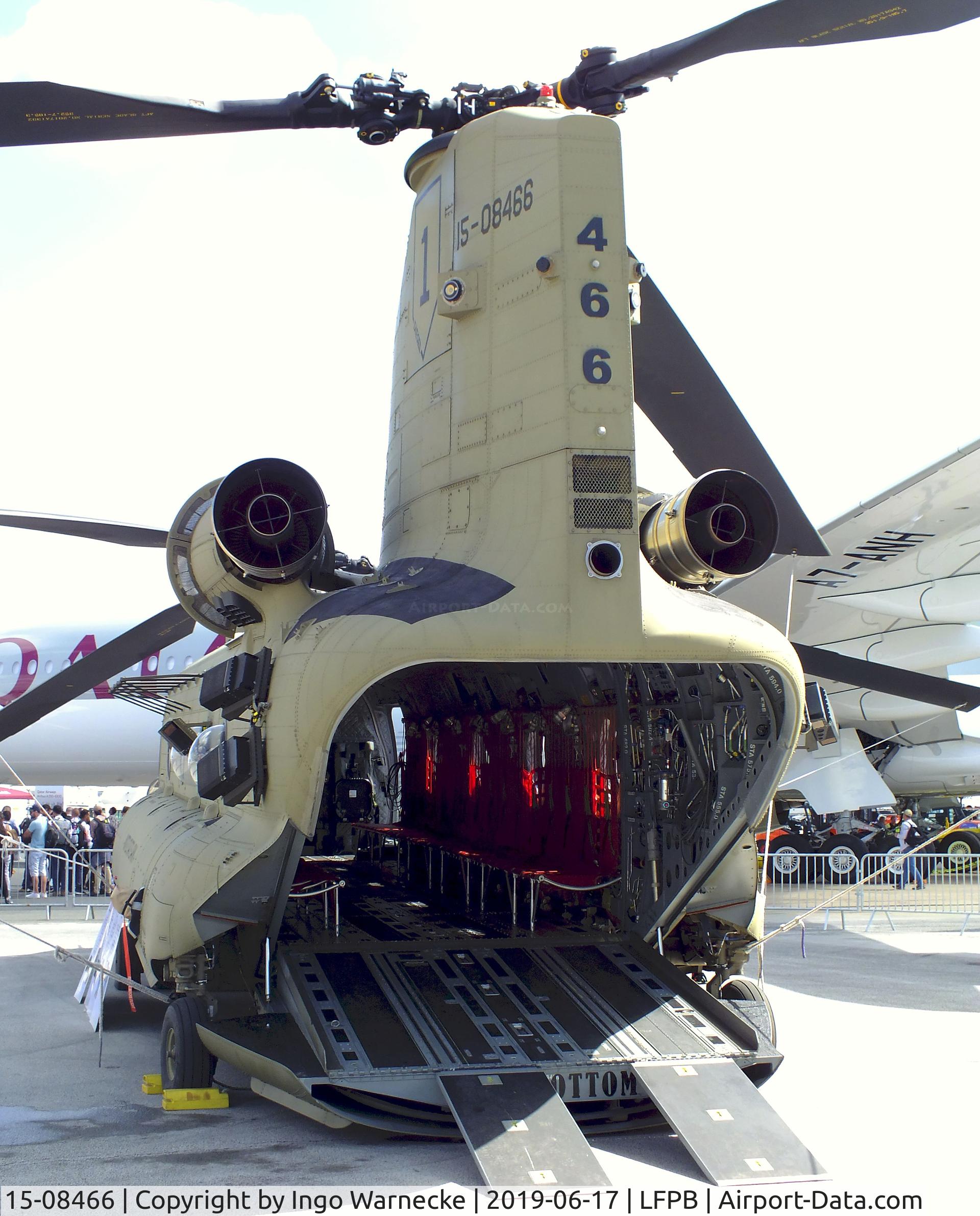 15-08466, Boeing CH-47F Chinook C/N M.8466, Boeing CH-47F Chinook of the US Army at the Aerosalon 2019, Paris