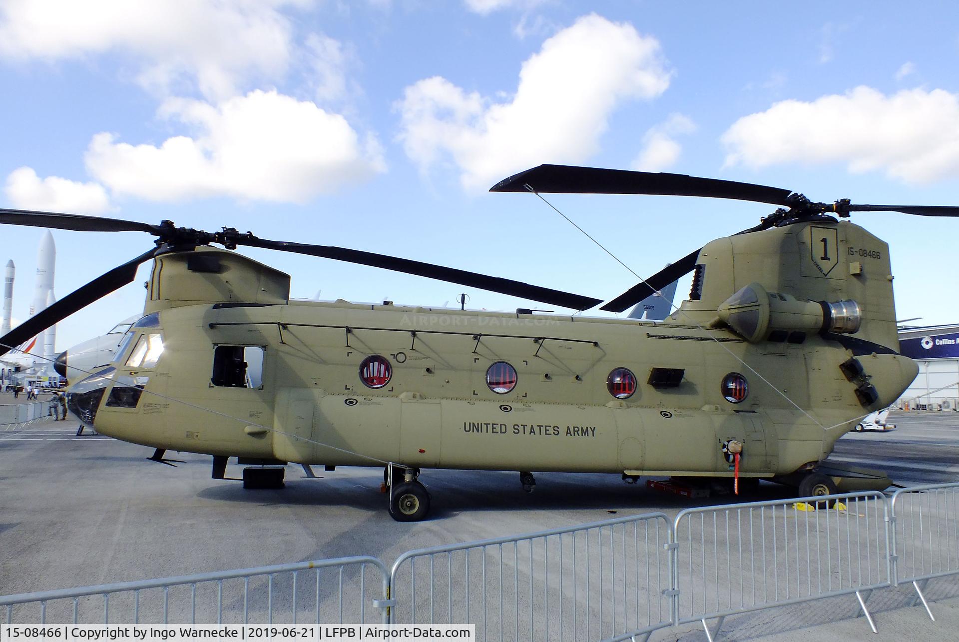15-08466, Boeing CH-47F Chinook C/N M.8466, Boeing CH-47F Chinook of the US Army at the Aerosalon 2019, Paris