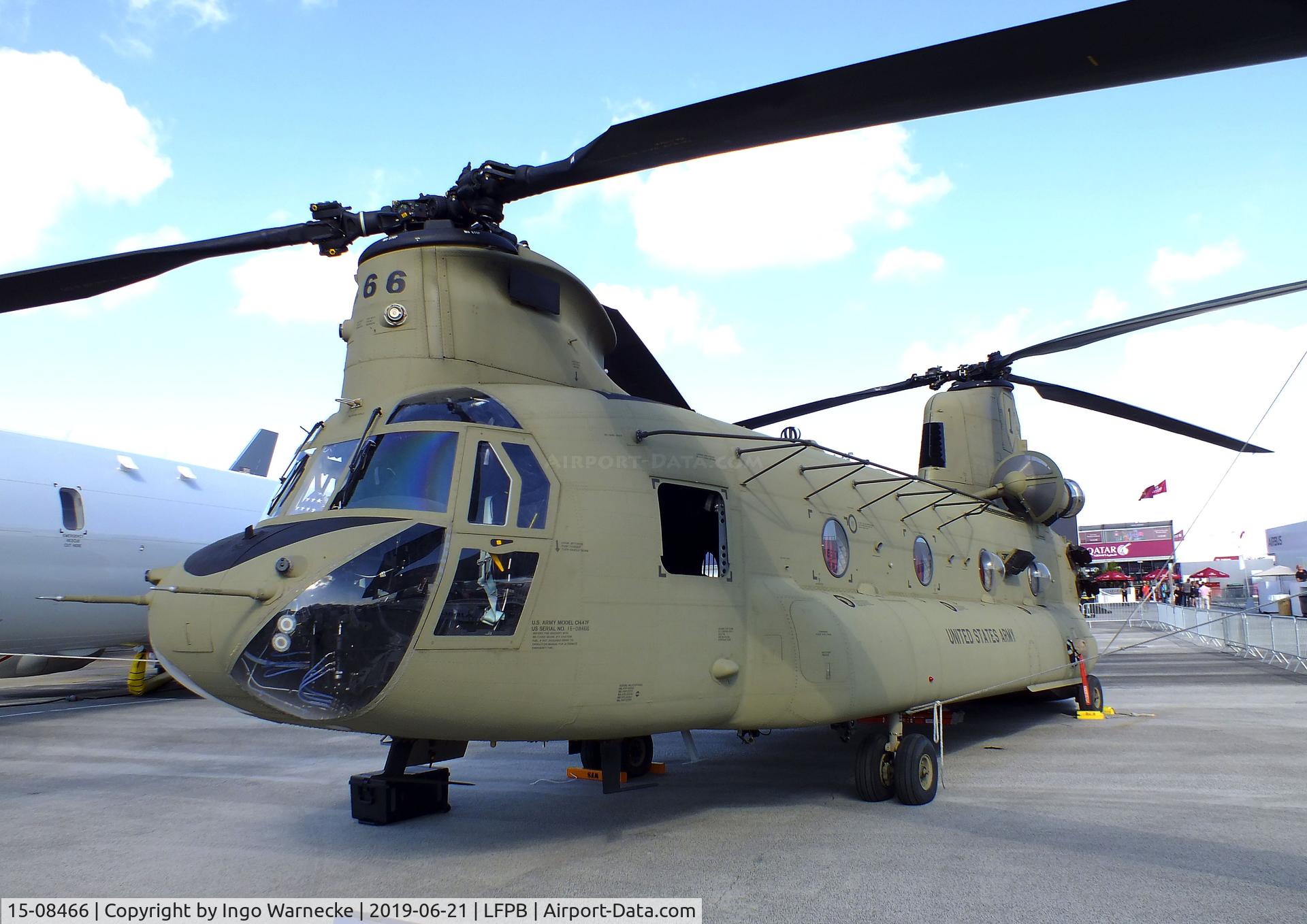 15-08466, Boeing CH-47F Chinook C/N M.8466, Boeing CH-47F Chinook of the US Army at the Aerosalon 2019, Paris
