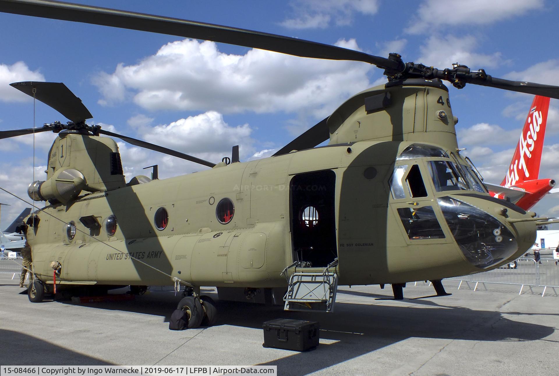 15-08466, Boeing CH-47F Chinook C/N M.8466, Boeing CH-47F Chinook of the US Army at the Aerosalon 2019, Paris