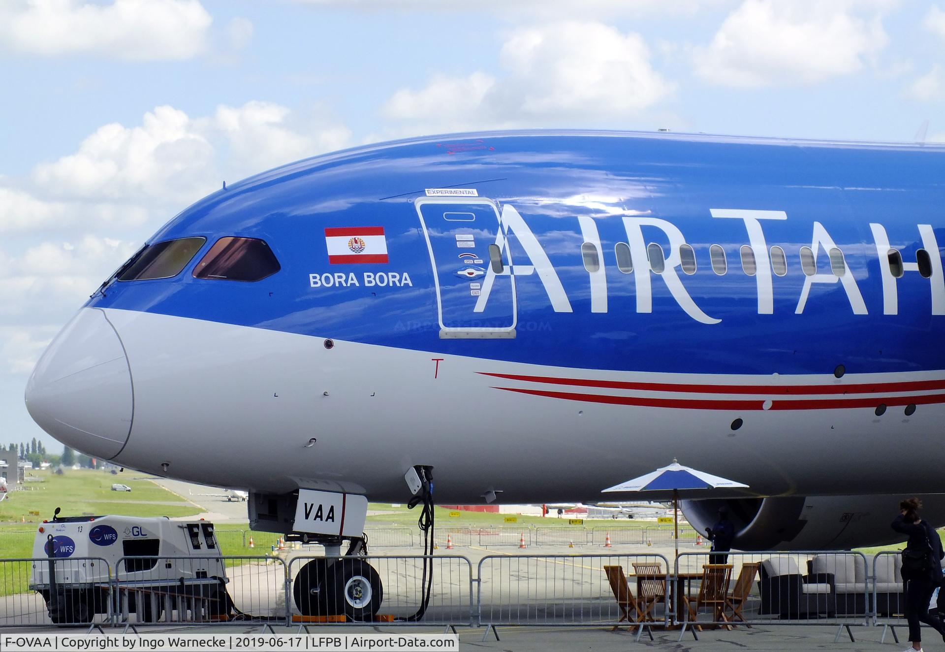 F-OVAA, 2019 Boeing 787-9 Dreamliner C/N 62710, Boeing 787-9 of Air Tahiti at the Aerosalon 2019, Paris
