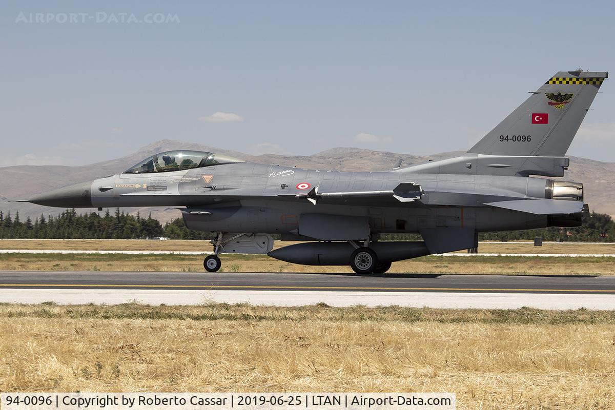 94-0096, Lockheed Martin F-16C Block 50 C/N HC-60, Anatolian Eagle 2019