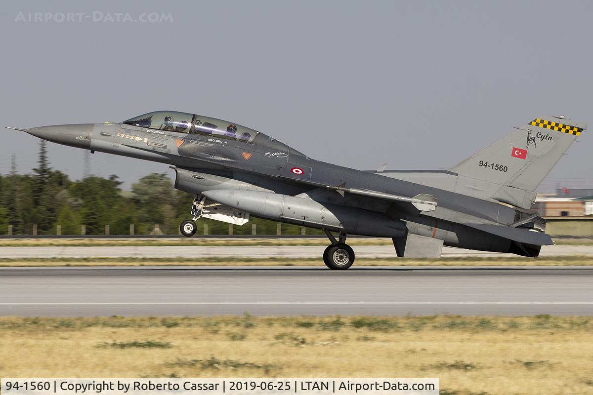 94-1560, Lockheed Martin F-16D Block 50 C/N HD-16, Anatolian Eagle 2019