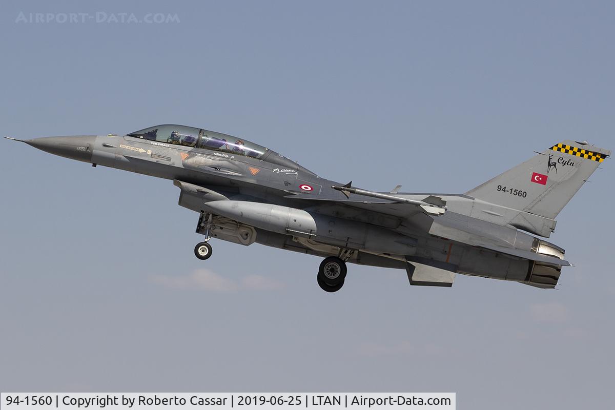 94-1560, Lockheed Martin F-16D Block 50 C/N HD-16, Anatolian Eagle 2019