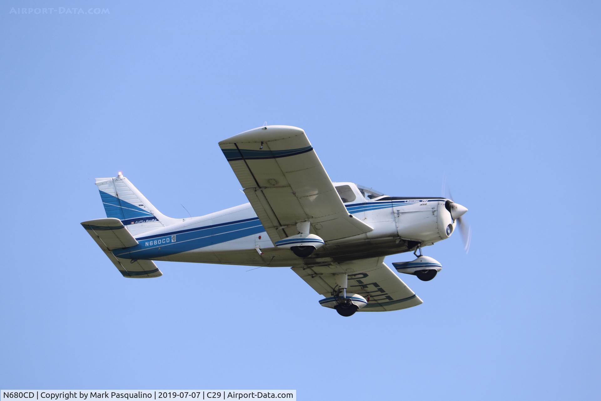 N680CD, 1973 Piper PA-28-140 C/N 28-7325158, Piper PA-28-140