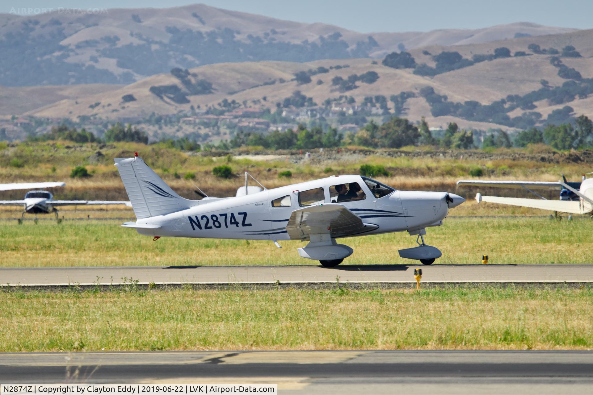 N2874Z, 1979 Piper PA-28-161 C/N 28-7916497, Livermore Airport California 2019.