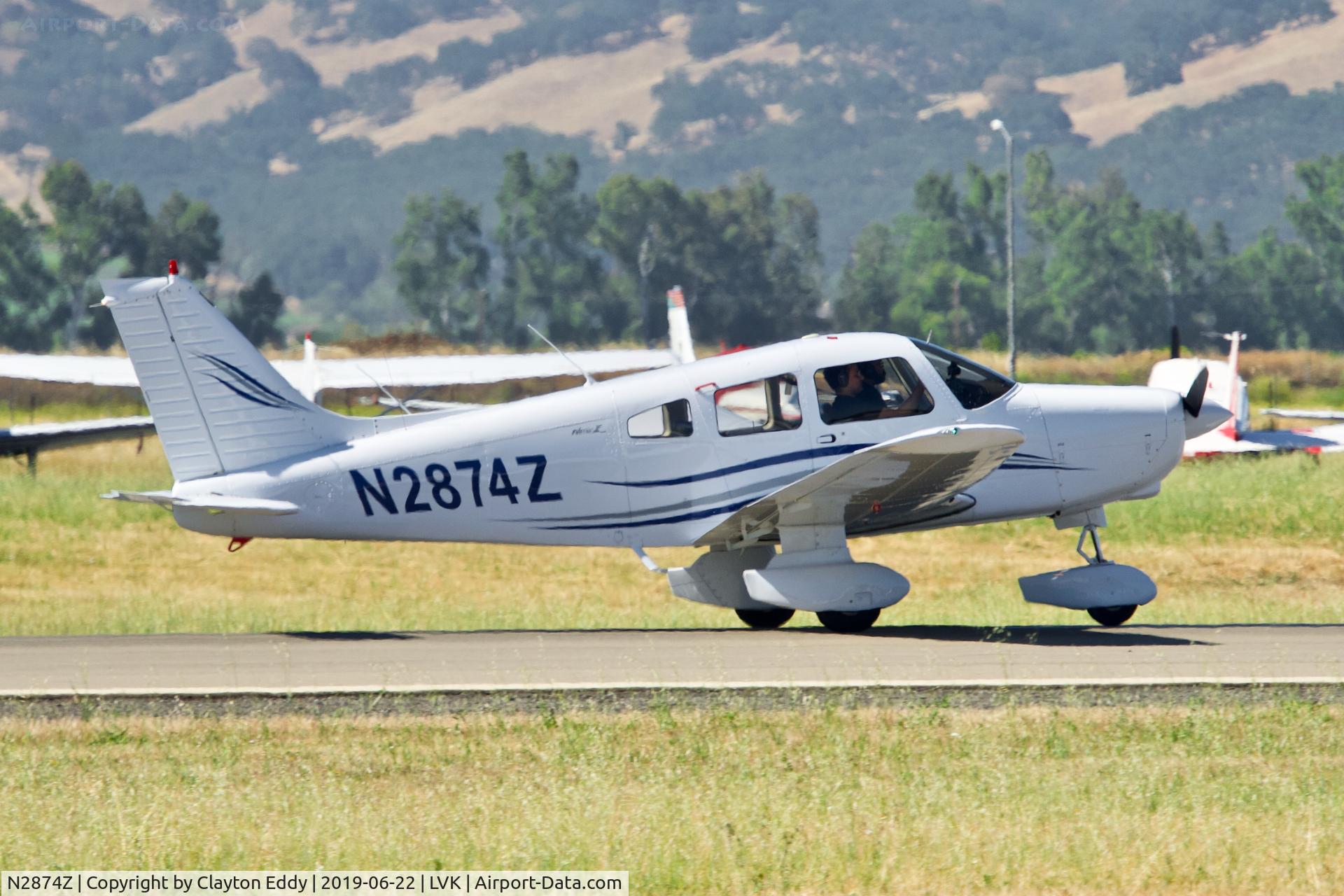 N2874Z, 1979 Piper PA-28-161 C/N 28-7916497, Livermore Airport California 2019.