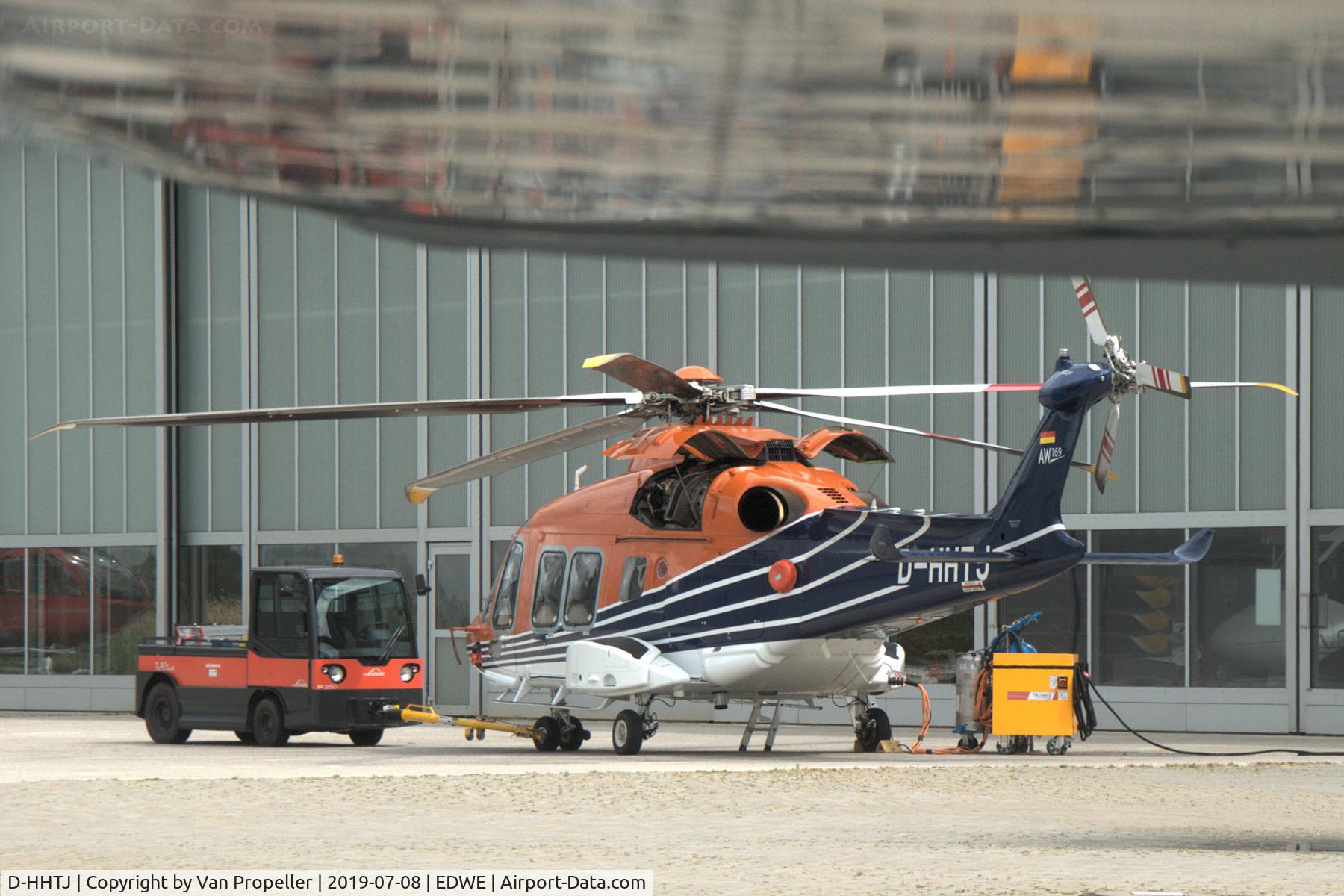 D-HHTJ, 2017 AgustaWestland AW-169 C/N 69033, AgustaWestland AW169 at Emden airport, Germany