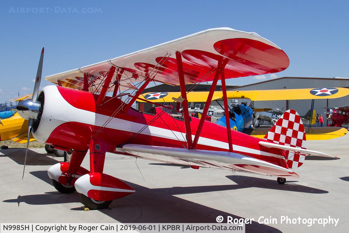 N9985H, 1941 Boeing A75N1(PT17) C/N 75-1130, at Paso Robles Muni