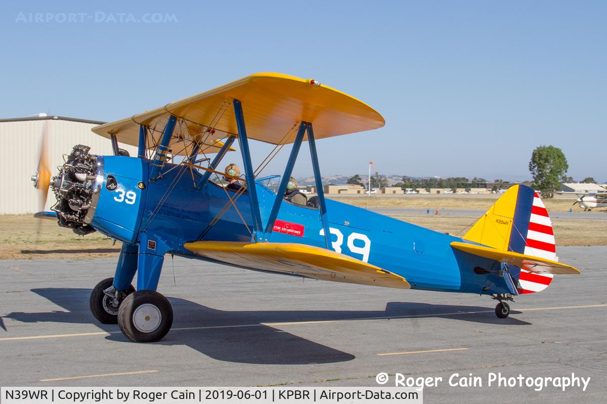 N39WR, 1942 Boeing PT-17 Kaydet (A75N1) C/N 75-5401, Paso Robles Muni