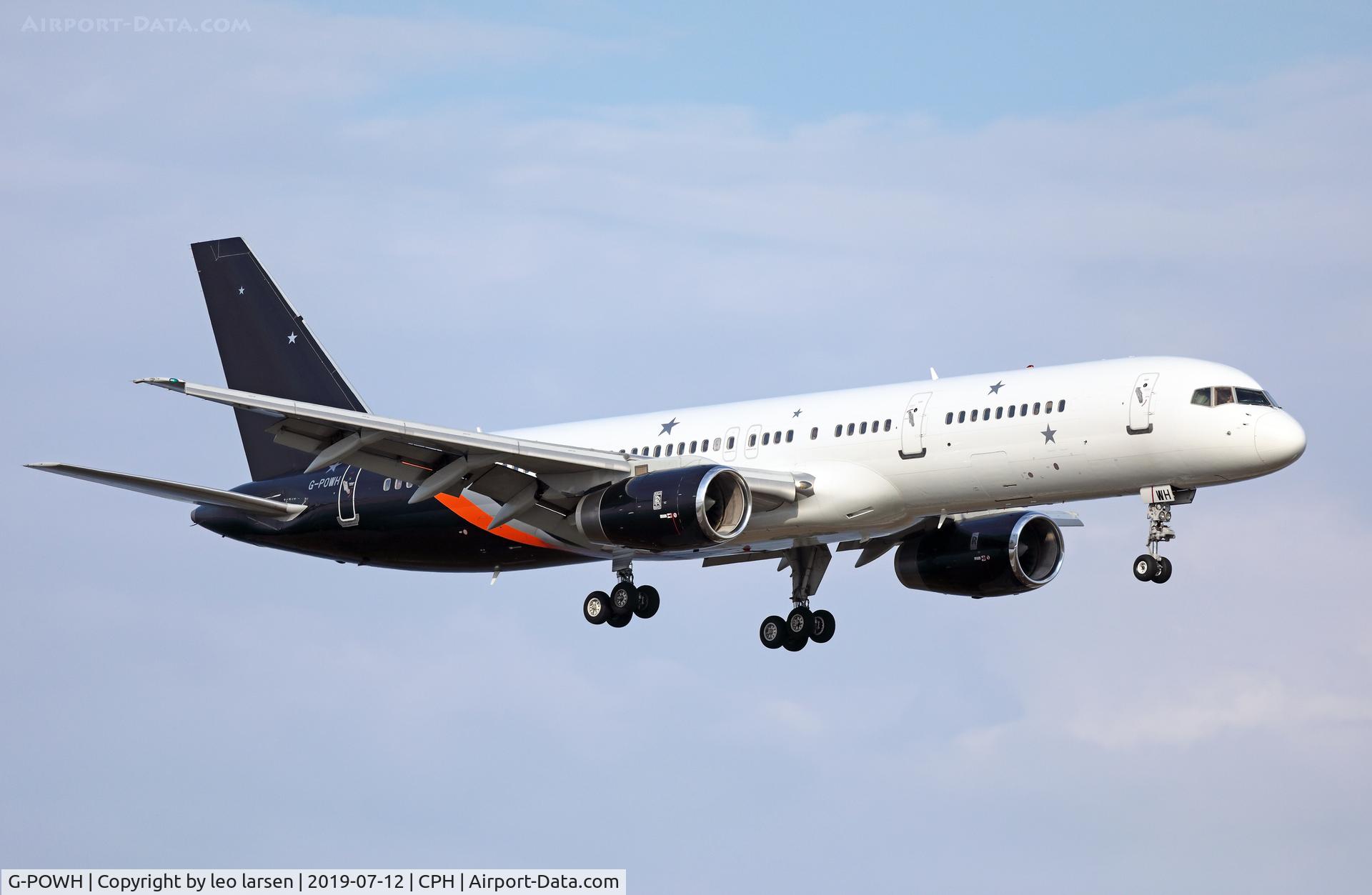 G-POWH, 2000 Boeing 757-256 C/N 29308, Copenhagen 12.7.2019 L/D R-22L