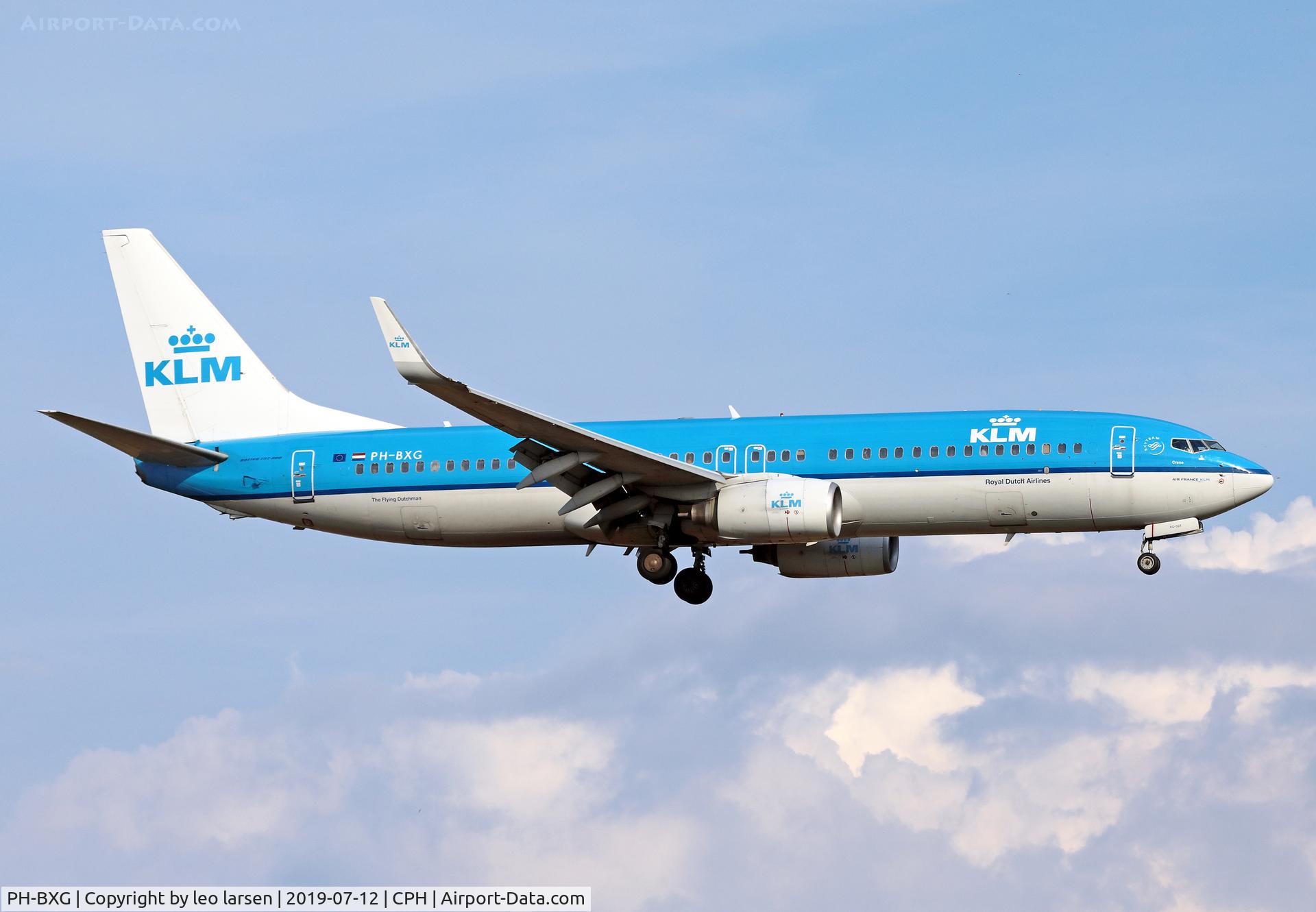 PH-BXG, 2000 Boeing 737-8K2 C/N 30357, Copenhagen 12.7.2019 L/D R-22L