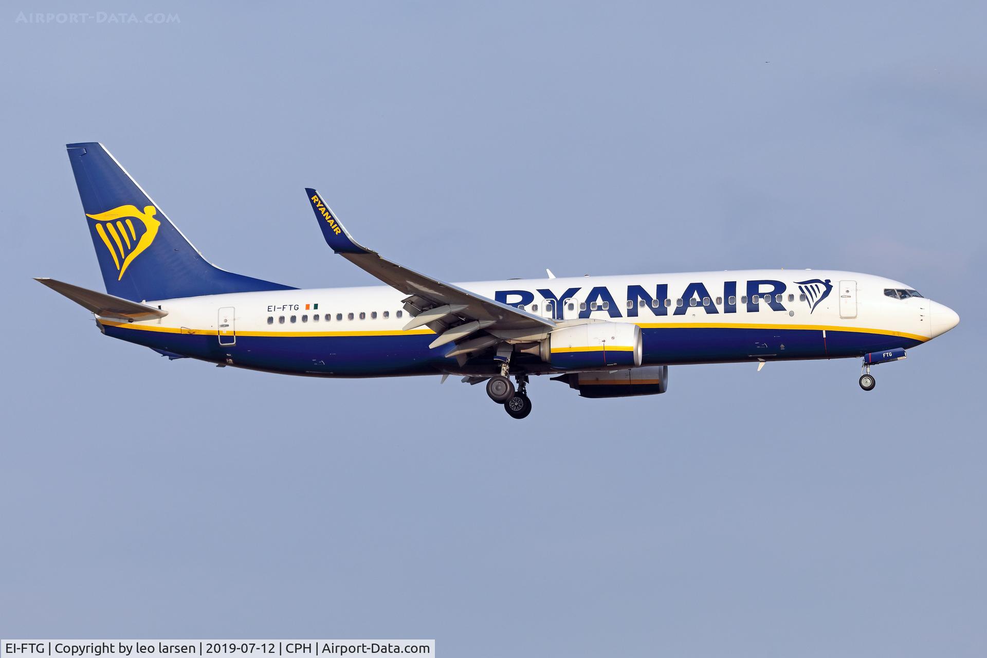 EI-FTG, 2016 Boeing 737-8AS C/N 44757, Copenhagen 12.7.2019 L/D R-22L