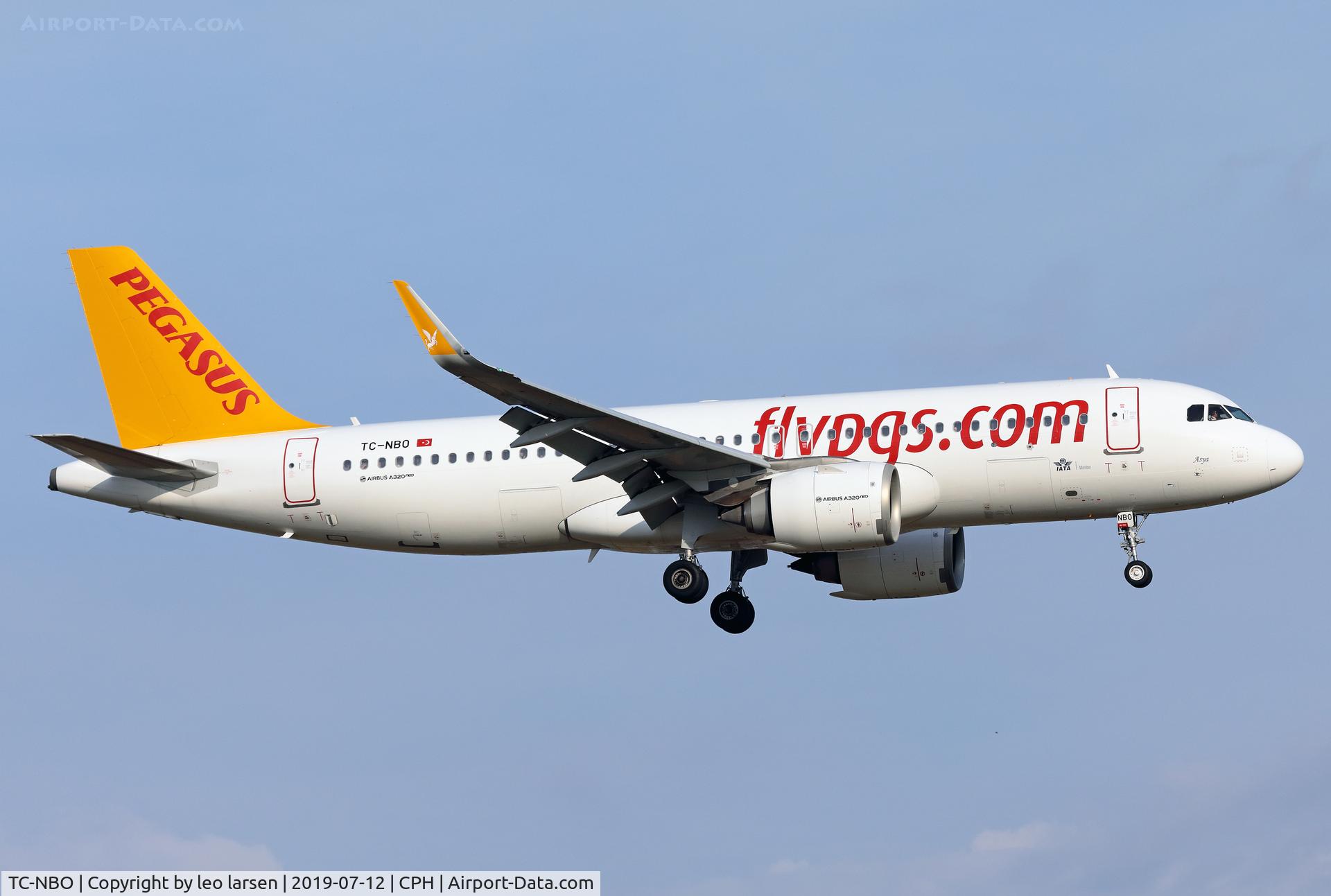 TC-NBO, 2017 Airbus A320-251N C/N 8048, Copenhagen 12.7.2019 L/D R-22L