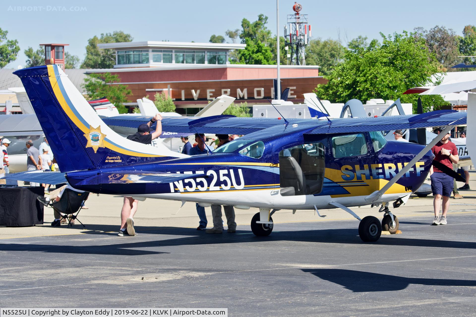 N5525U, 1979 Cessna U206G Stationair C/N U206-05311, Livermore Airport California 2019.