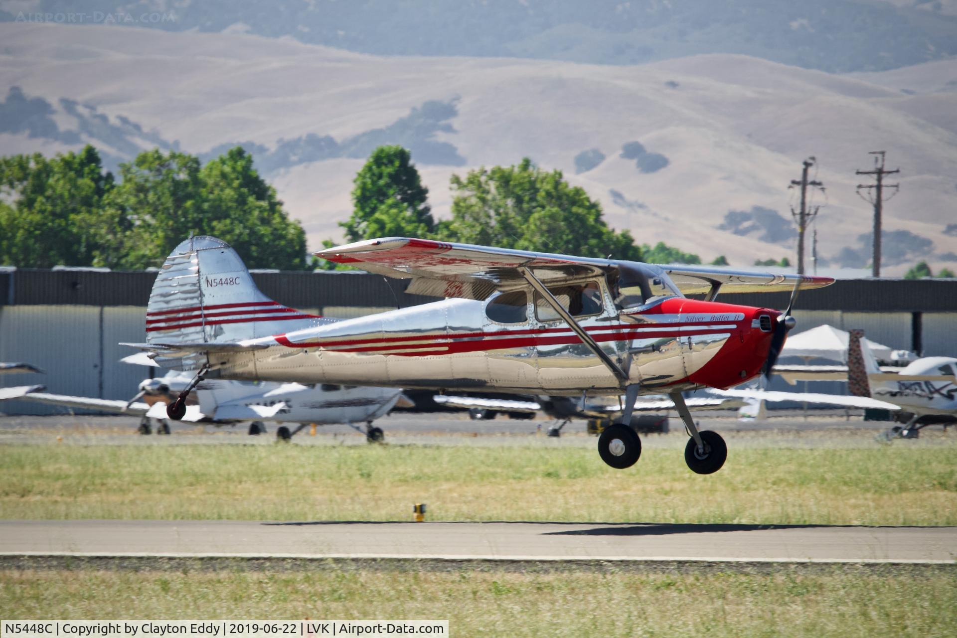 N5448C, 1950 Cessna 170A C/N 19482, Livermore Airport California 2019.