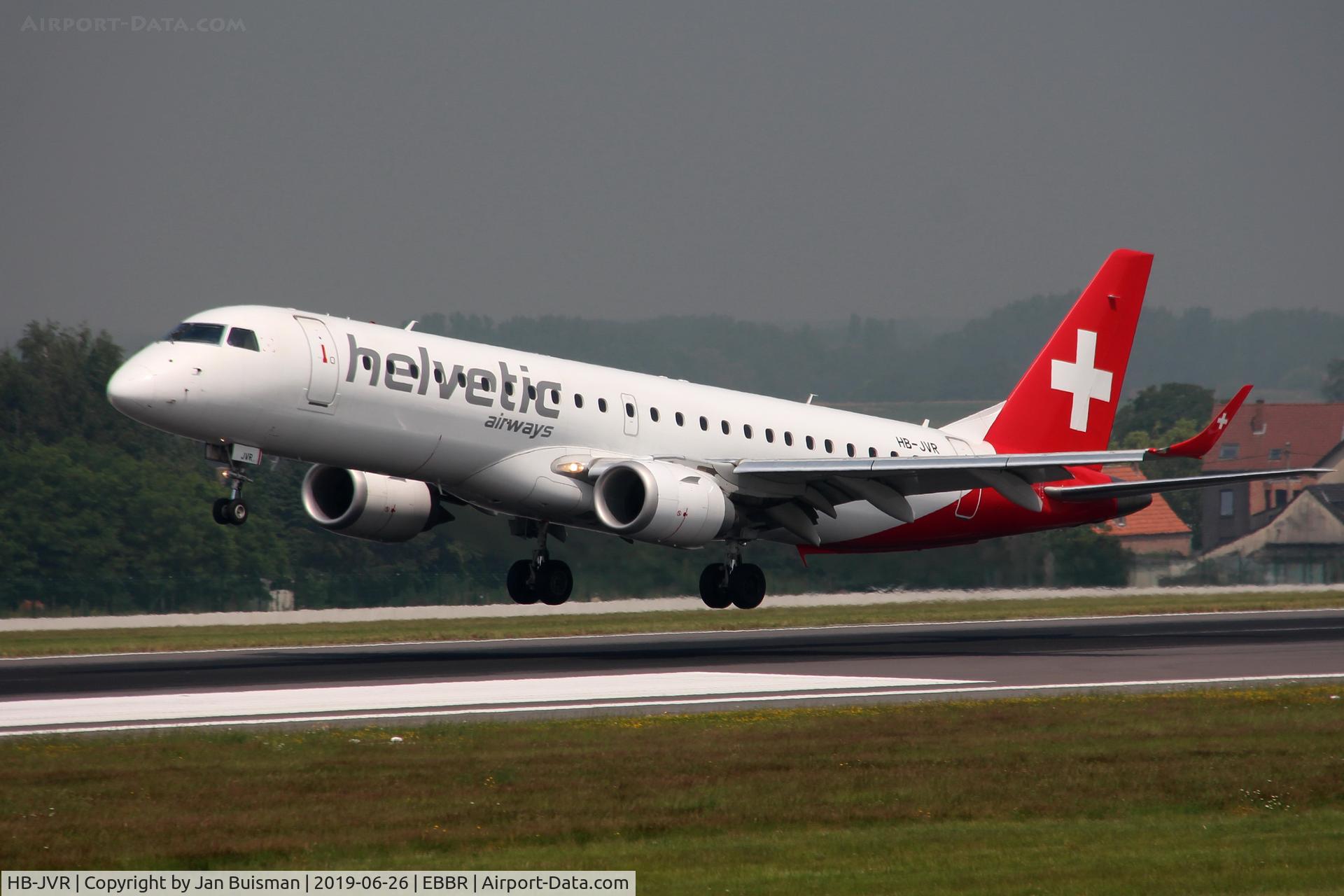 HB-JVR, 2011 Embraer 190LR (ERJ-190-100LR) C/N 19000435, Helvetic Airways
