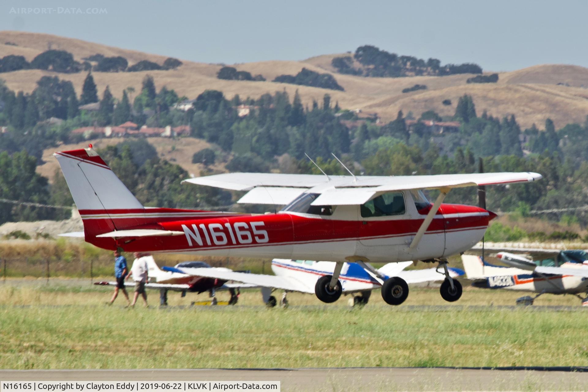 N16165, 1972 Cessna 150L C/N 15073514, Livermore Airport California 2019.