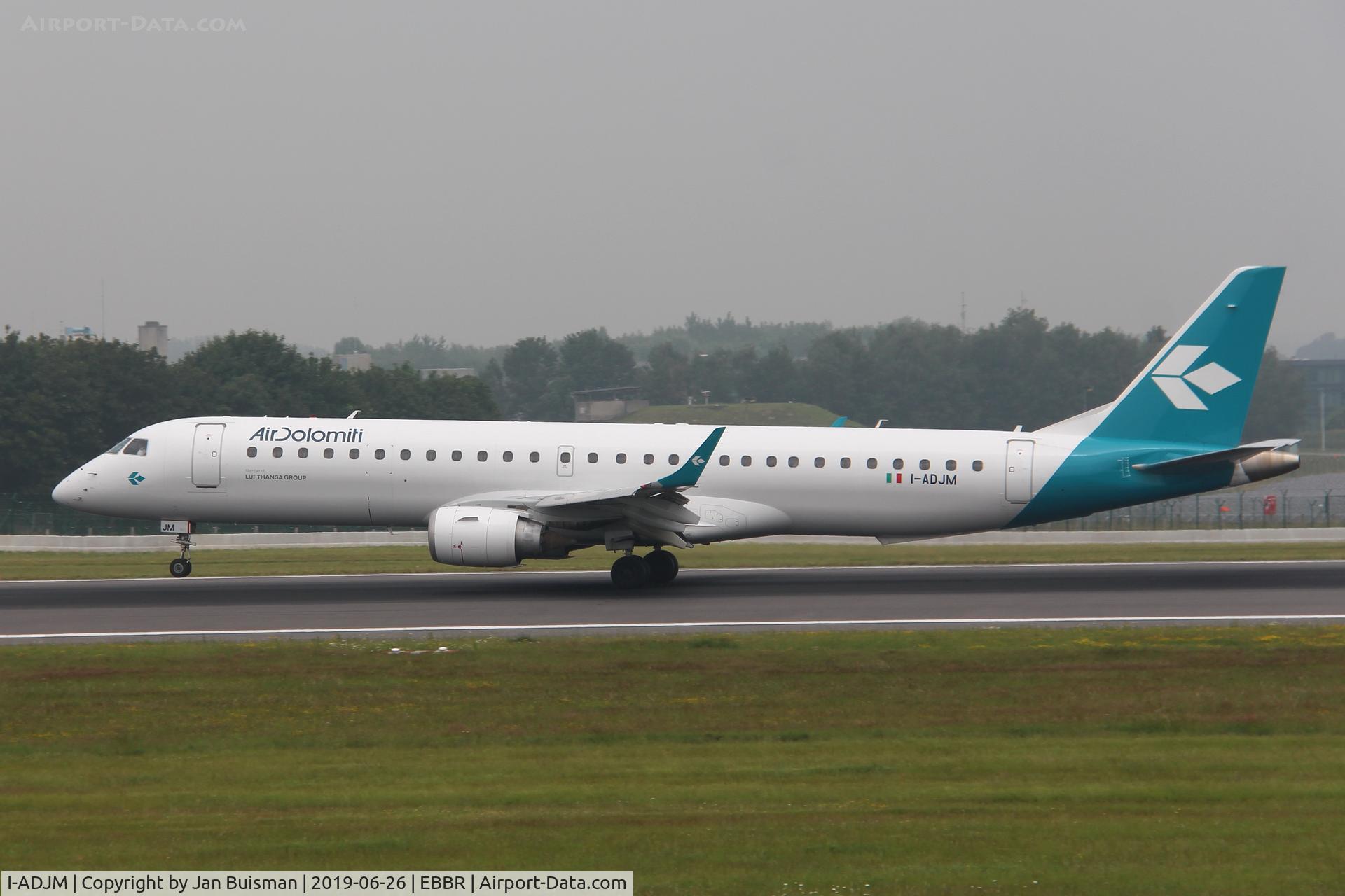 I-ADJM, 2009 Embraer 195LR (ERJ-190-200LR) C/N 19000258, Air Dolomiti