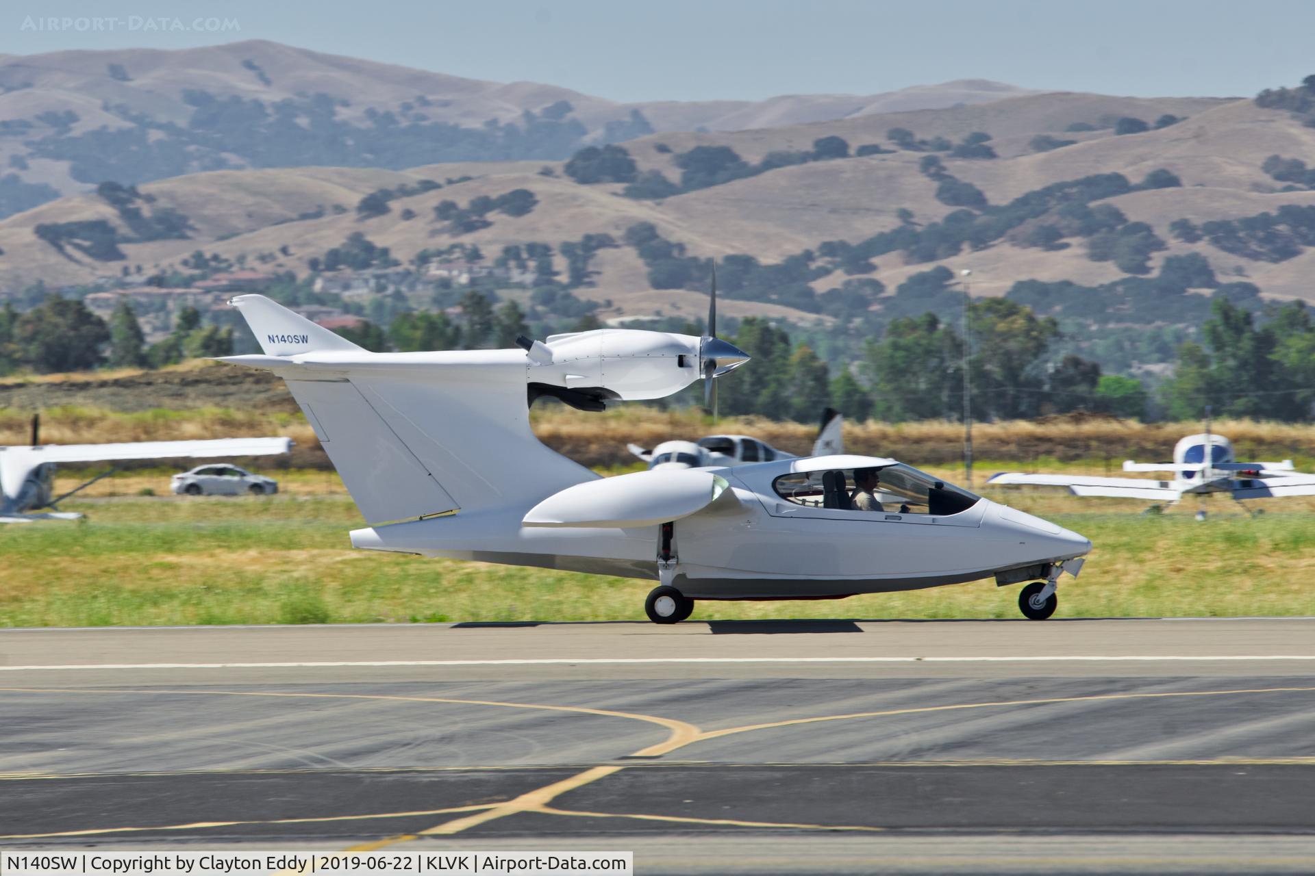 N140SW, Seawind 3000 C/N 203, Livermore Airport California 2019.