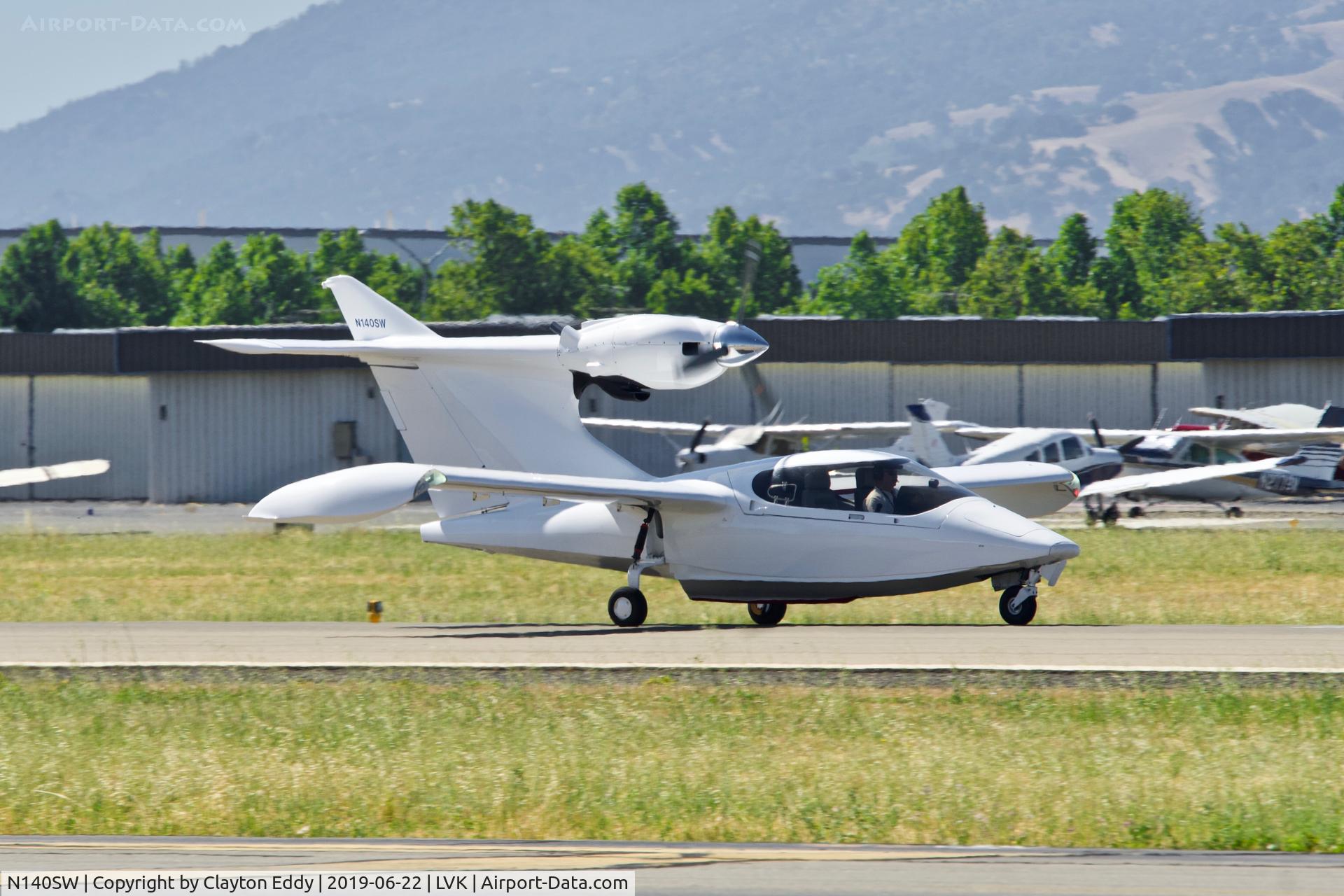 N140SW, Seawind 3000 C/N 203, Livermore Airport California 2019.