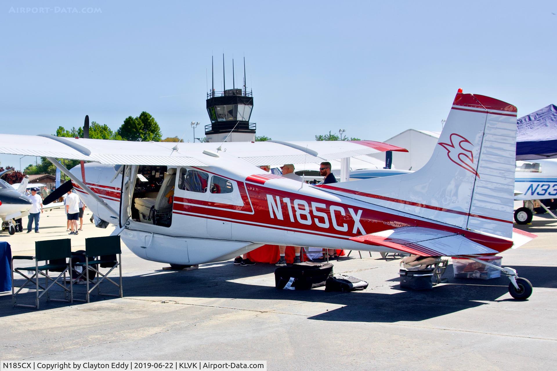 N185CX, 1980 Cessna A185F Skywagon 185 C/N 18504060, Livermore Airport California 2019.