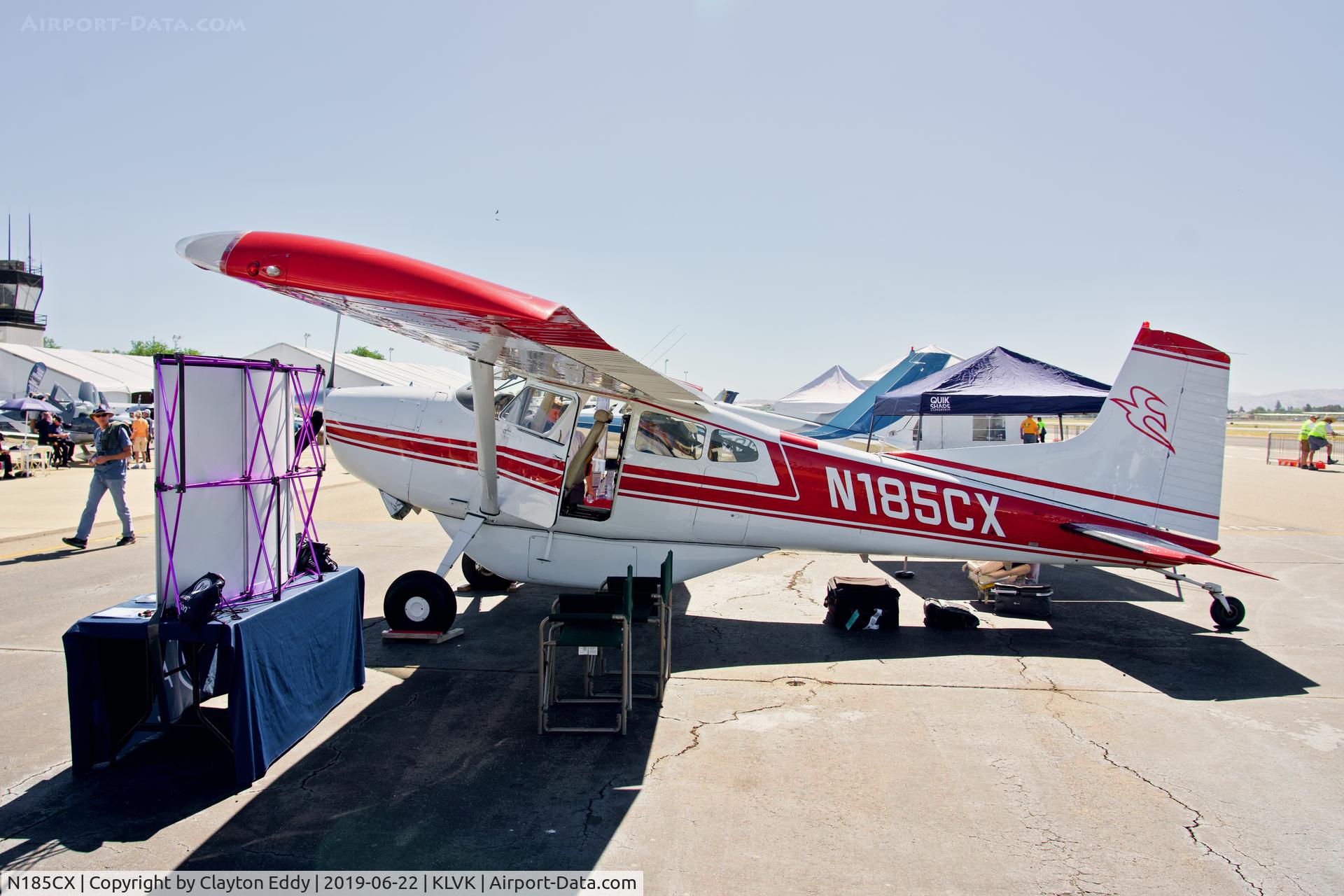 N185CX, 1980 Cessna A185F Skywagon 185 C/N 18504060, Livermore Airport California 2019.