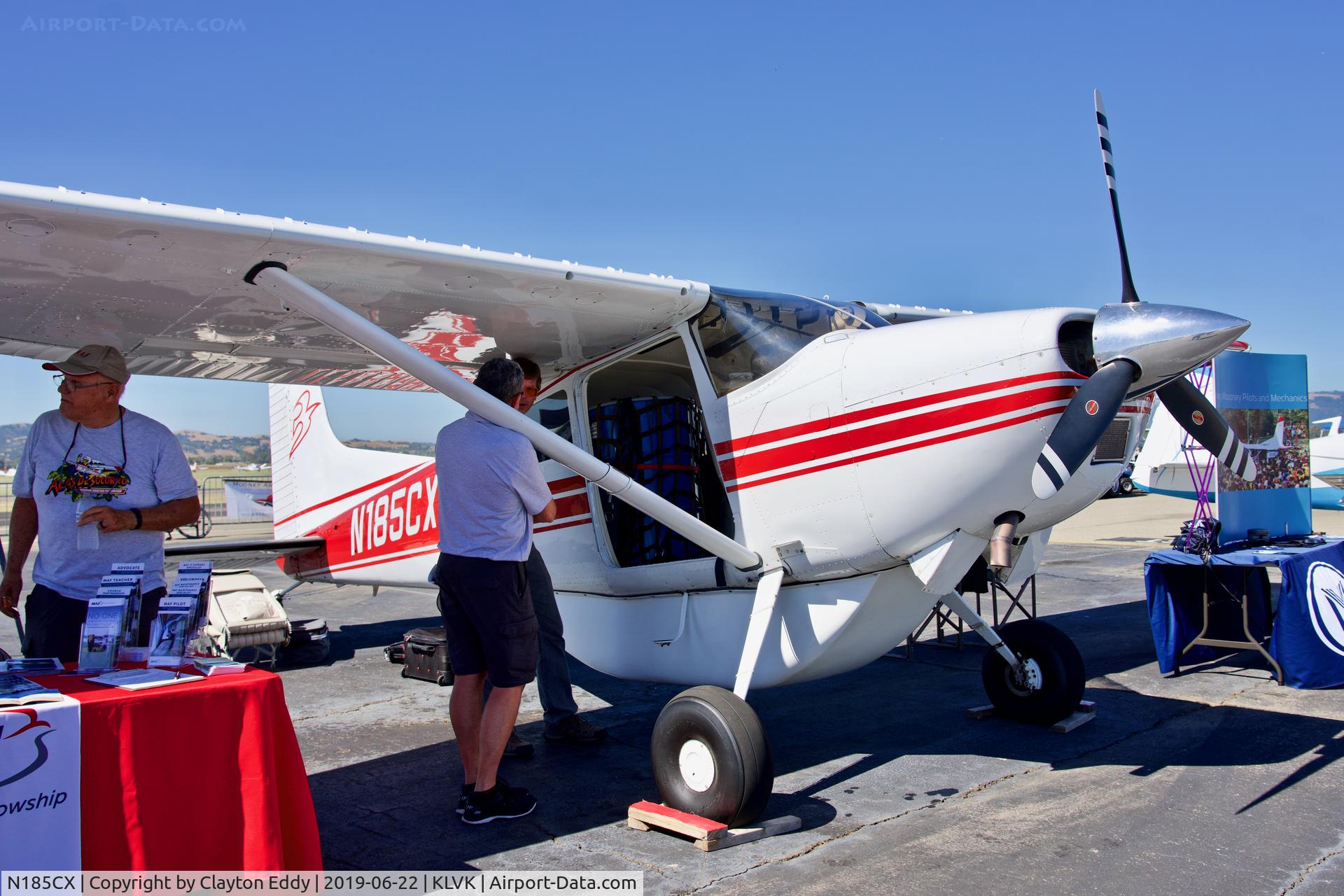N185CX, 1980 Cessna A185F Skywagon 185 C/N 18504060, Livermore Airport California 2019.