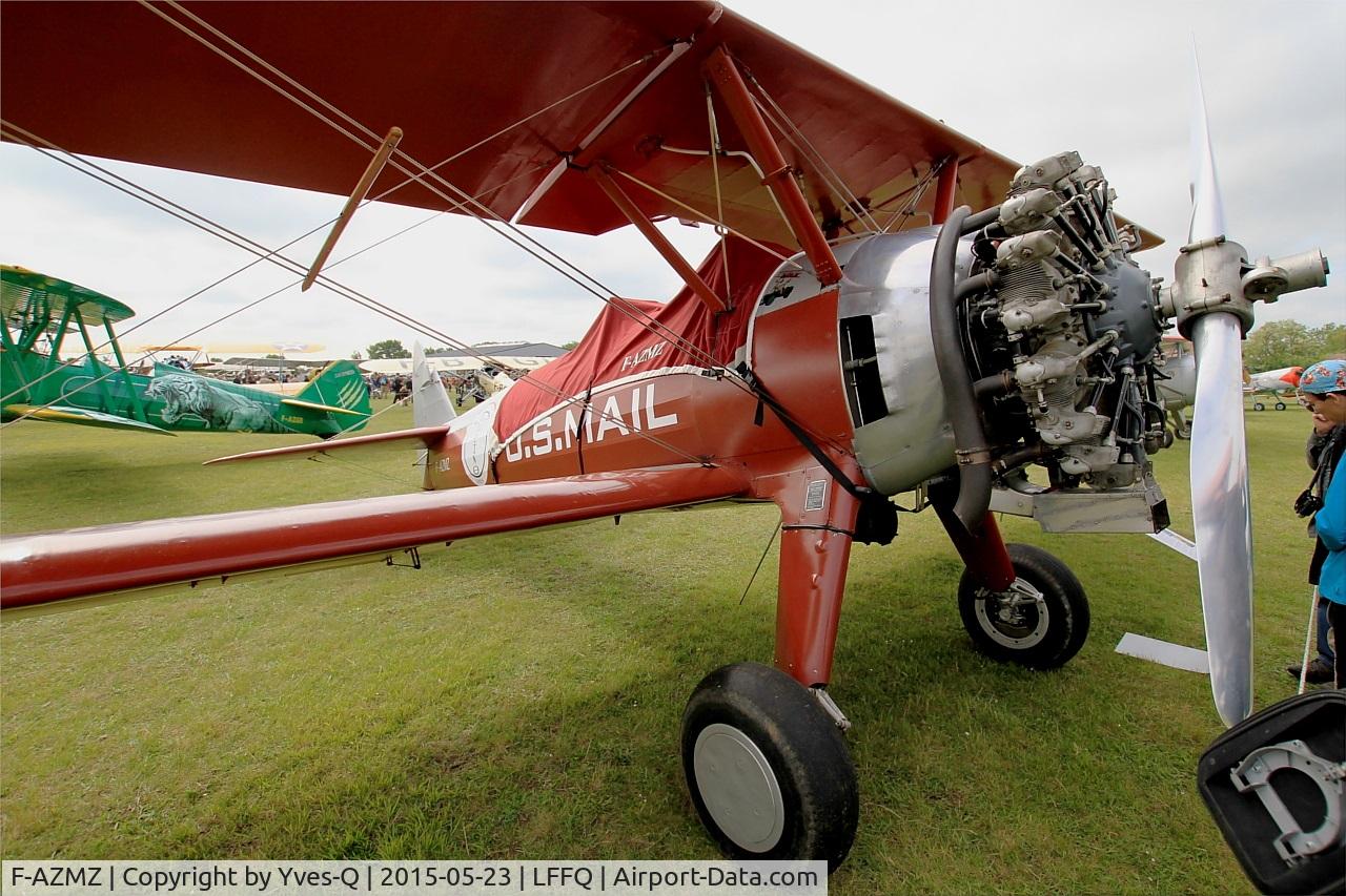 F-AZMZ, Boeing E75 C/N 75.SA.98, Boing Stearman E-75, Static display, La Ferté-Alais Airfield (LFFQ) Air show 2015
