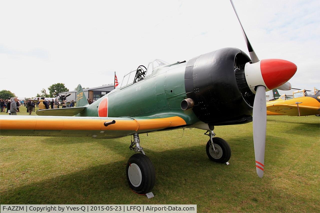 F-AZZM, 2000 North American AT-6B Texan C/N SA-32, North American AT-6B Texan, Static display, La Ferté-Alais airfield (LFFQ) Air show 2015