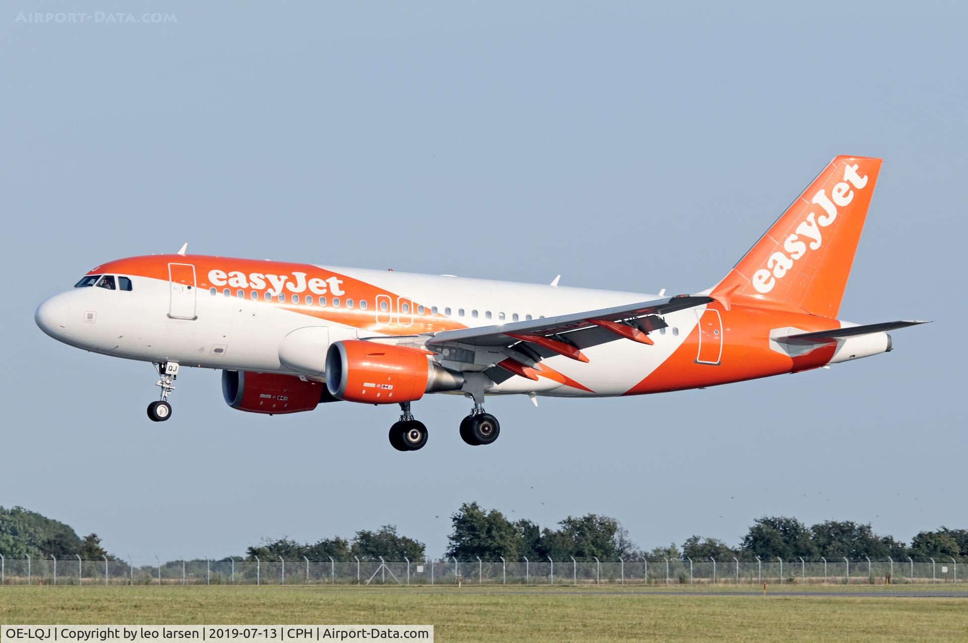 OE-LQJ, 2009 Airbus A319-111 C/N 4080, Copenhagen 13.7.2019 L/D R-04L
