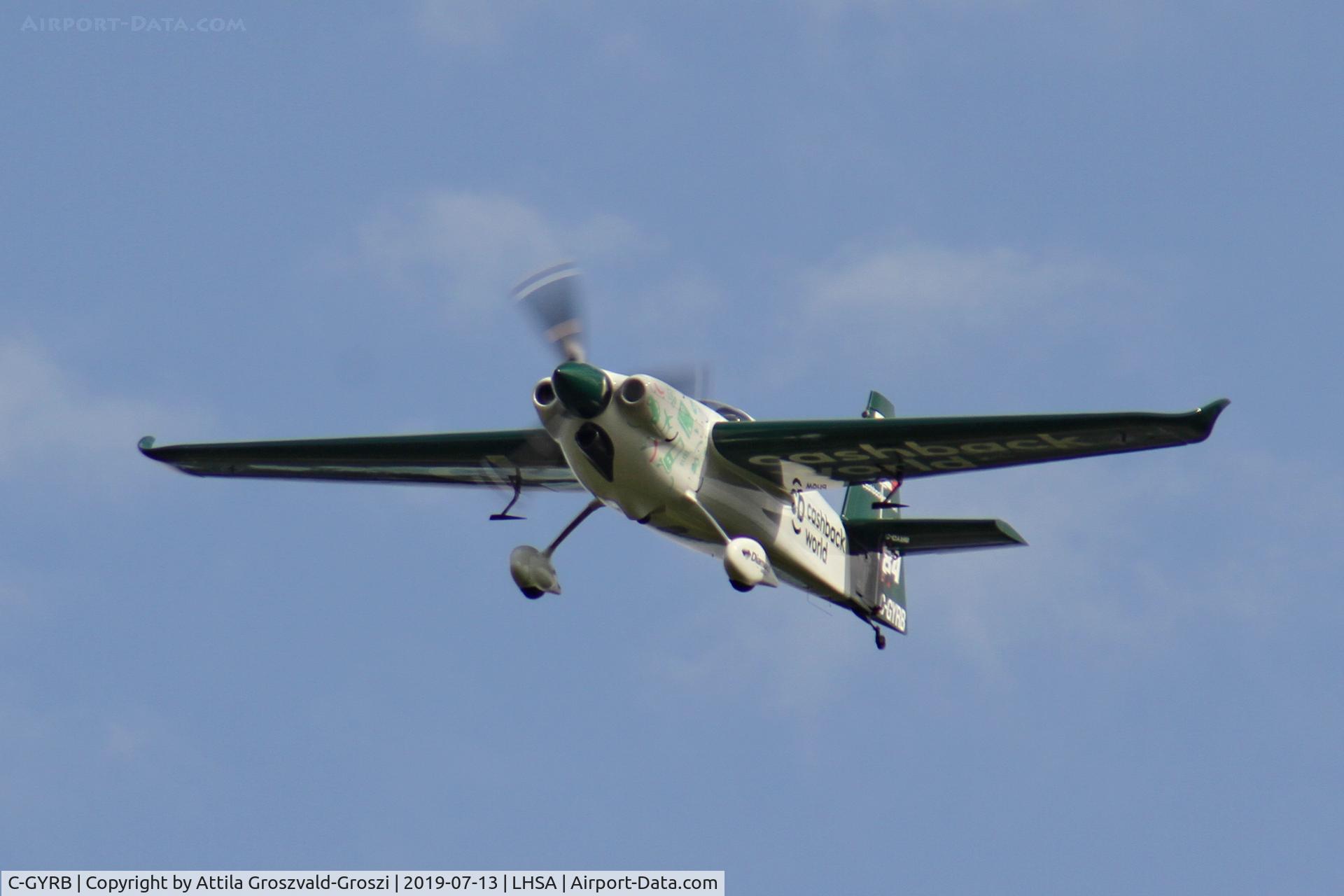 C-GYRB, 2010 Zivko Edge 540 C/N 0048V3, LHSA - Szentkirályszabadja Airport, Red Bull Air Race Hungary