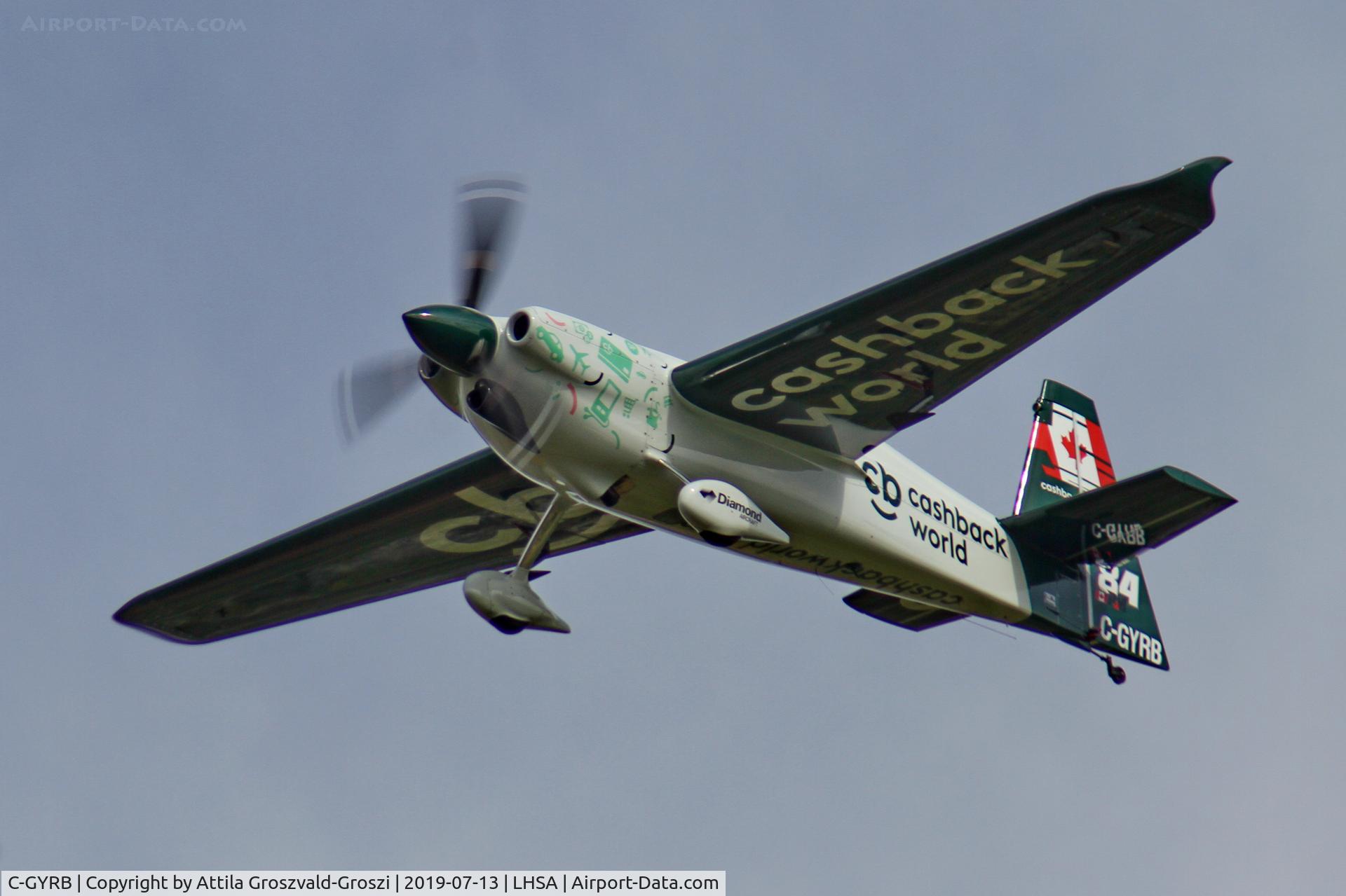C-GYRB, 2010 Zivko Edge 540 C/N 0048V3, LHSA - Szentkirályszabadja Airport, Red Bull Air Race Hungary