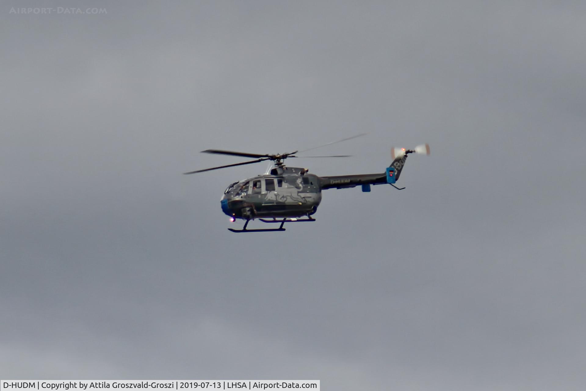 D-HUDM, MBB Bo-105CBS-5 C/N S-883, LHSA - Szentkirályszabadja Airport, Red Bull Air Race Hungary