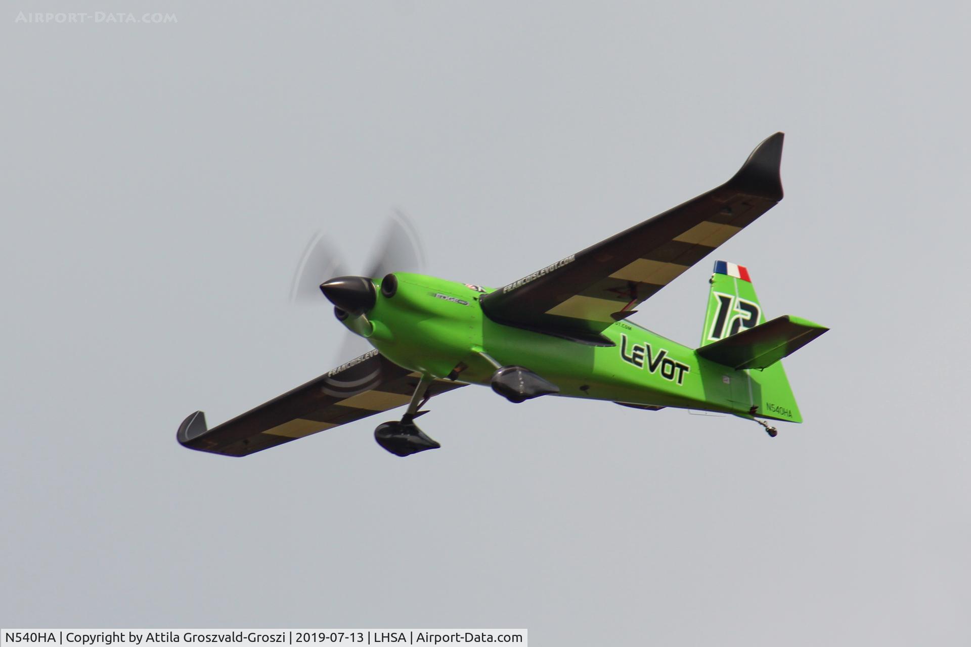N540HA, Zivko Edge 540 C/N 0046V3, LHSA - Szentkirályszabadja Airport, Red Bull Air Race Hungary