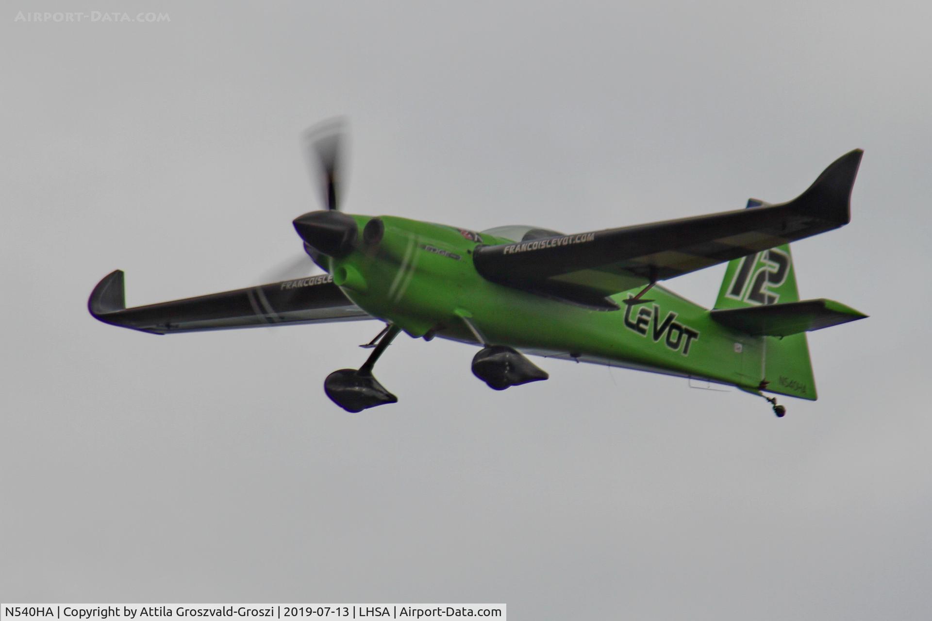 N540HA, Zivko Edge 540 C/N 0046V3, LHSA - Szentkirályszabadja Airport, Red Bull Air Race Hungary
