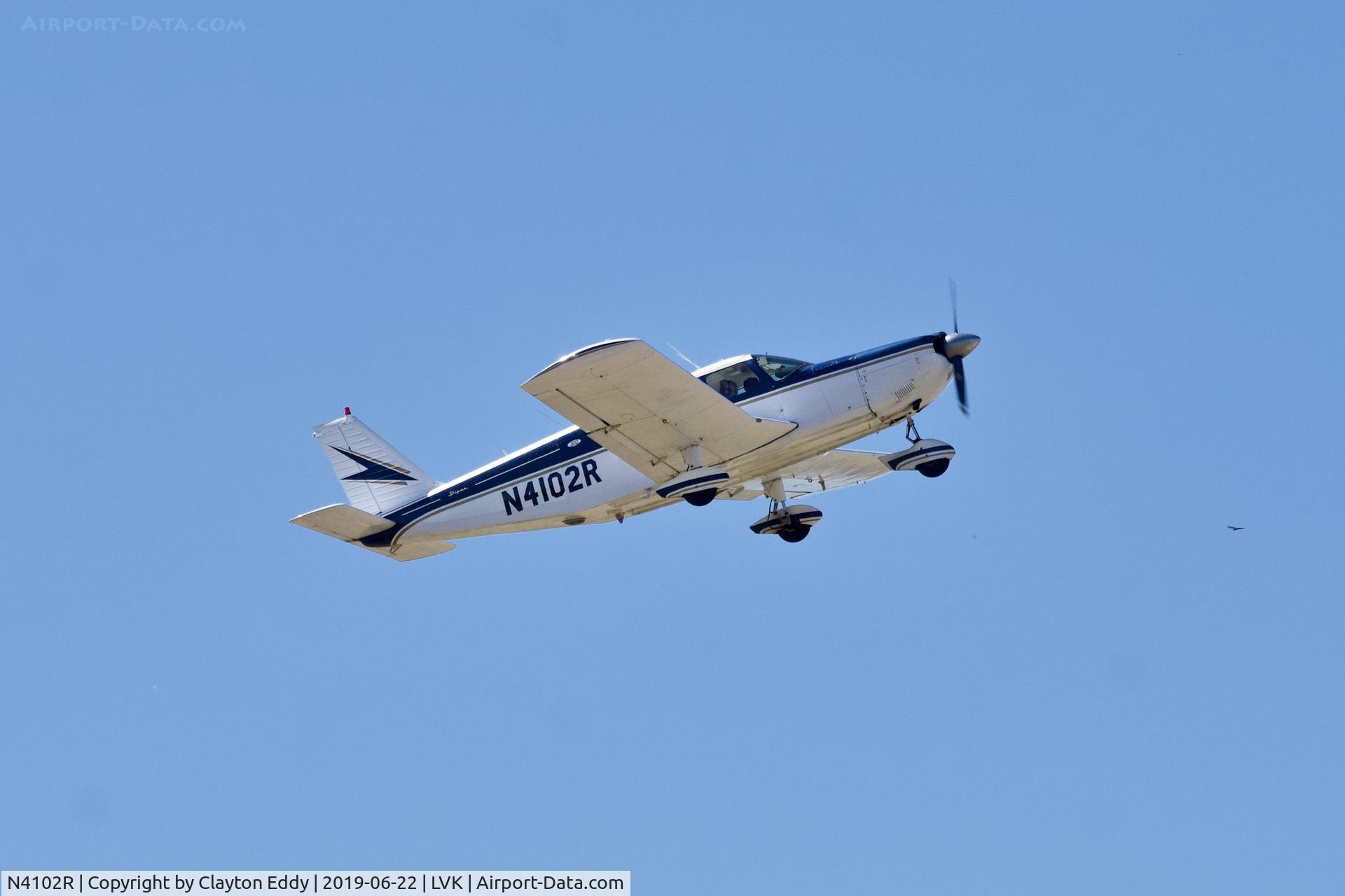 N4102R, 1968 Piper PA-32-300 Cherokee Six C/N 32-40418, Livermore Airport California 2019.