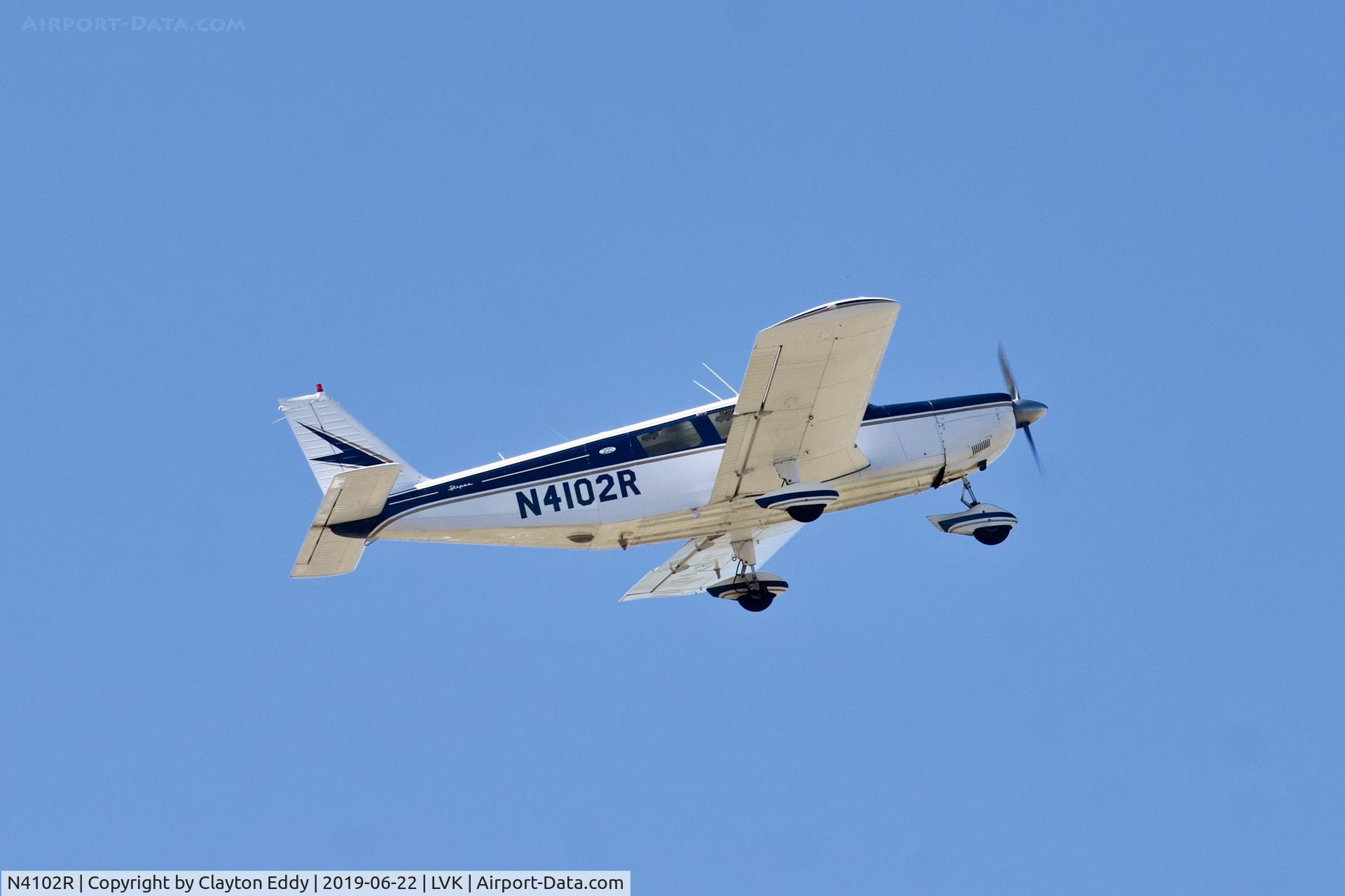 N4102R, 1968 Piper PA-32-300 Cherokee Six C/N 32-40418, Livermore Airport California 2019.