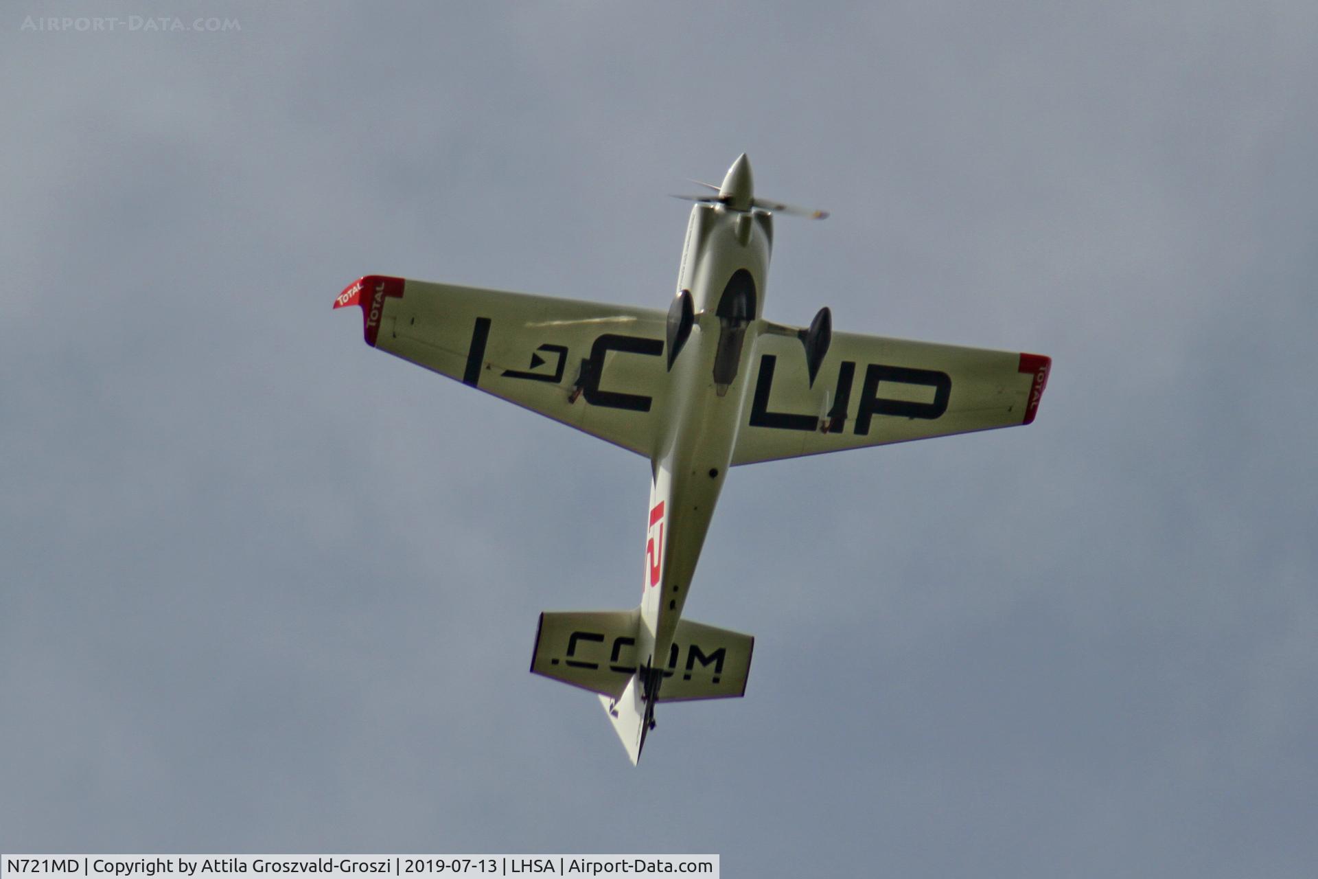 N721MD, Zivko Edge 540 C/N 0047V3, LHSA - Szentkirályszabadja Airport, Red Bull Air Race Hungary
