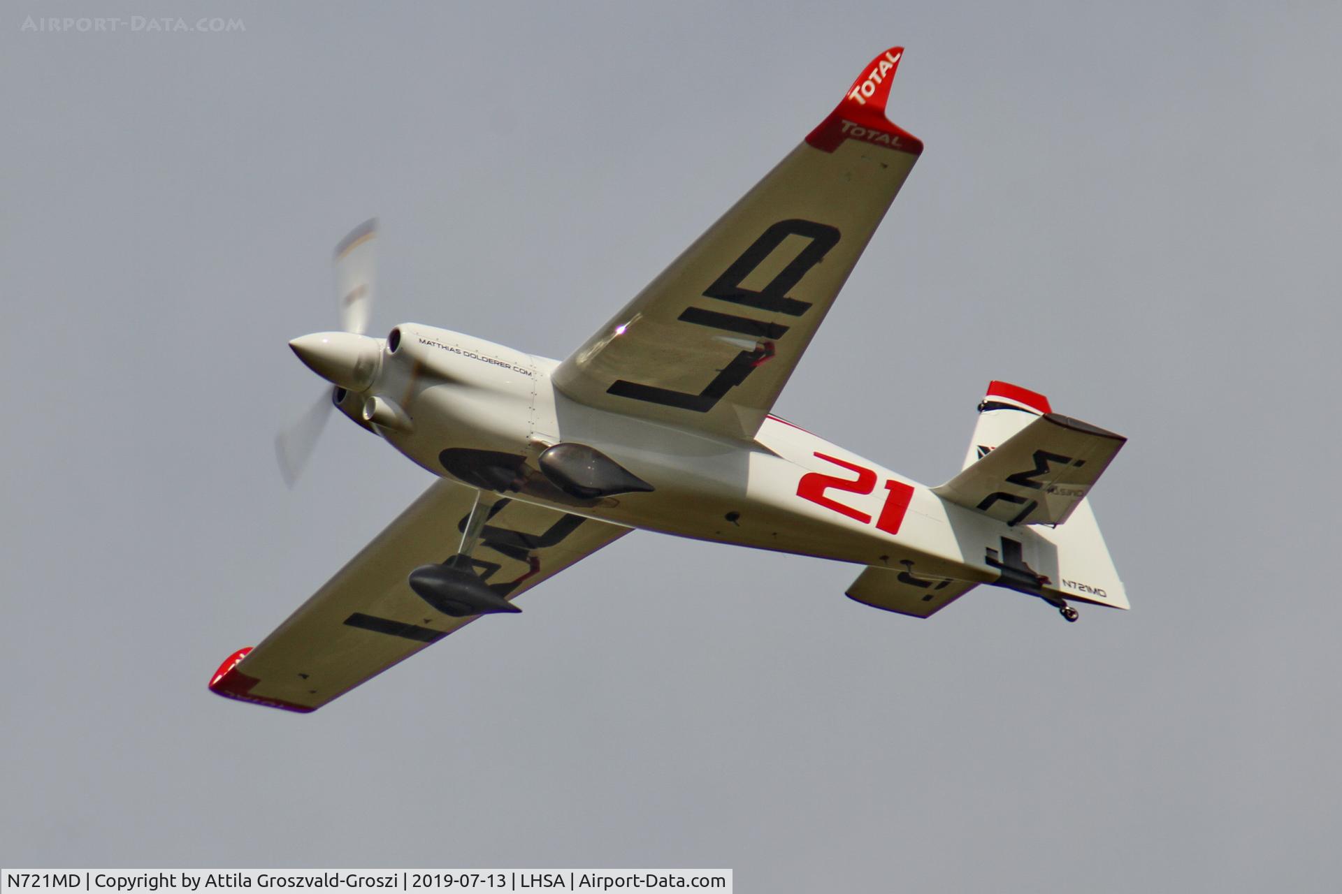 N721MD, Zivko Edge 540 C/N 0047V3, LHSA - Szentkirályszabadja Airport, Red Bull Air Race Hungary
