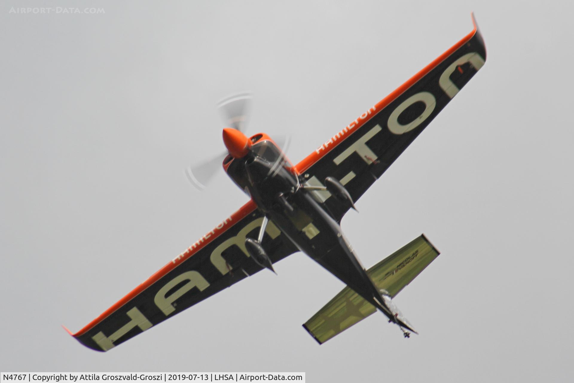 N4767, Zivko Edge 540 C/N 0045, LHSA - Szentkirályszabadja Airport, Red Bull Air Race Hungary