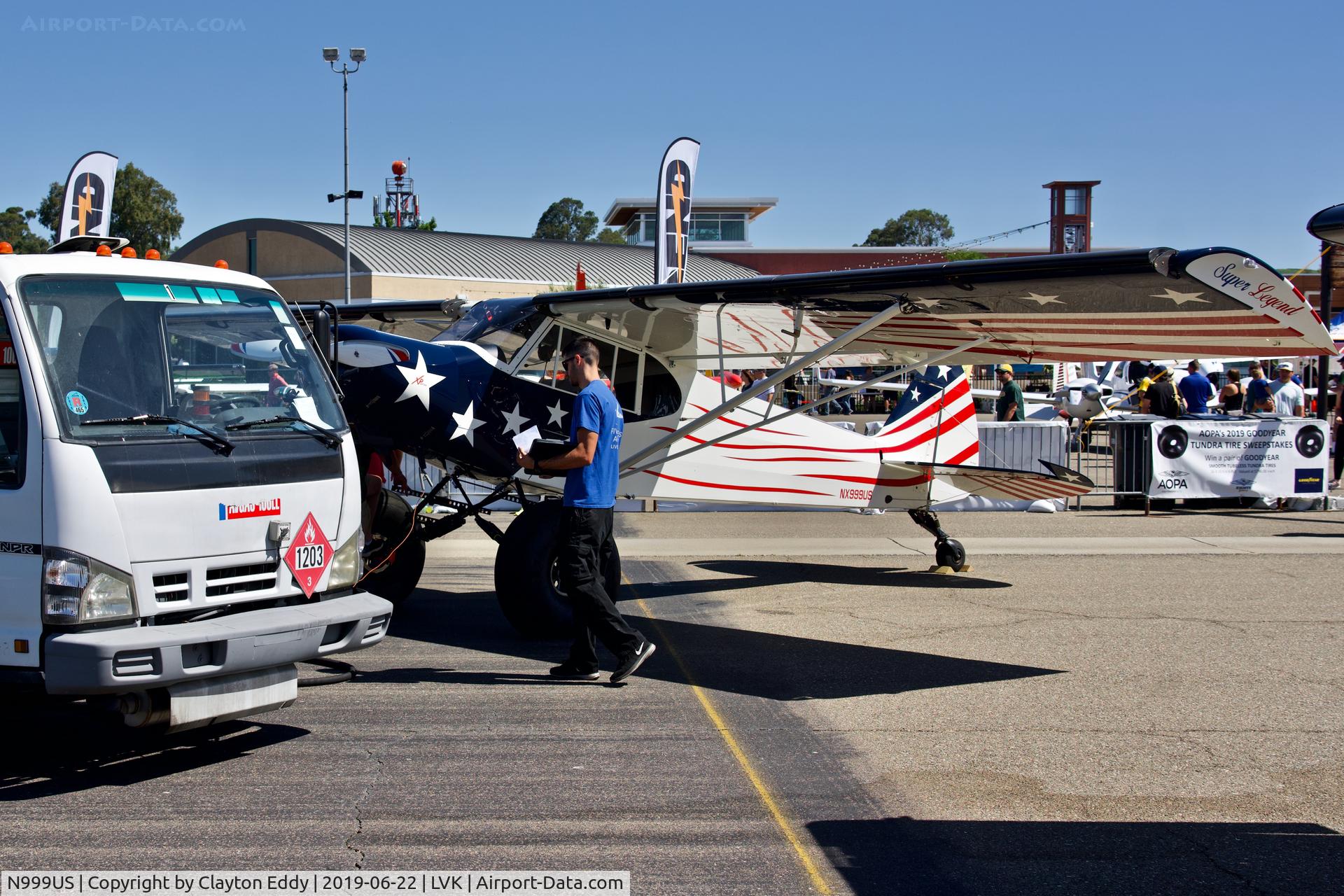 N999US, 2018 American Legend AL18 C/N AL-1776, Livermore Airport California 2019.