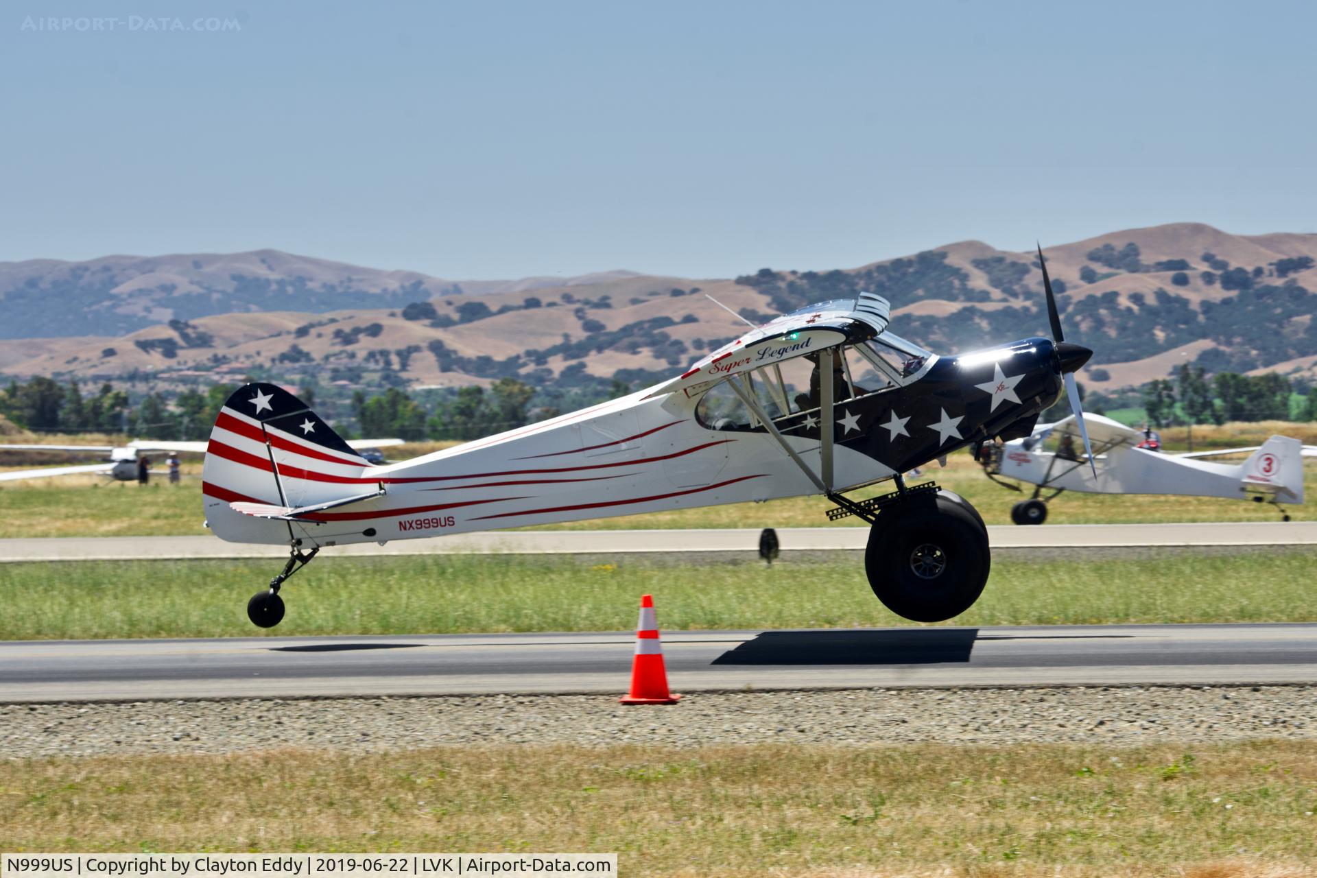 N999US, 2018 American Legend AL18 C/N AL-1776, Livermore Airport California 2019.