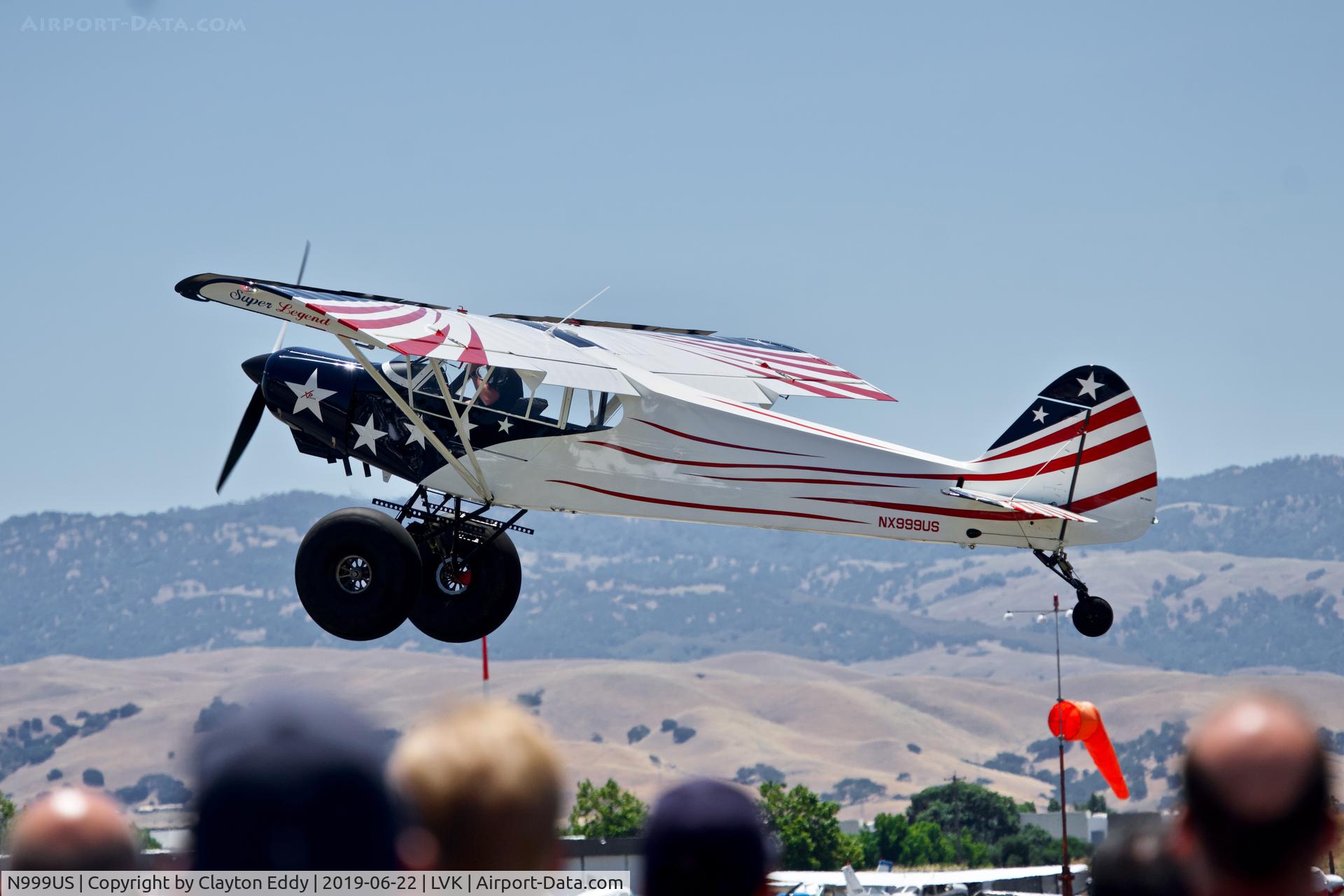 N999US, 2018 American Legend AL18 C/N AL-1776, Livermore Airport California 2019.