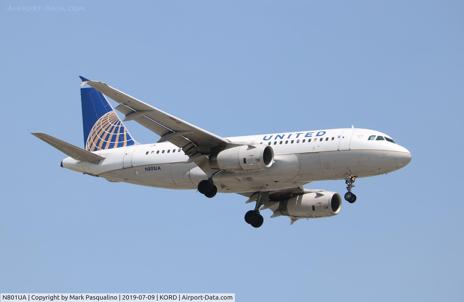 N801UA, 1997 Airbus A319-131 C/N 686, Airbus A319-131
